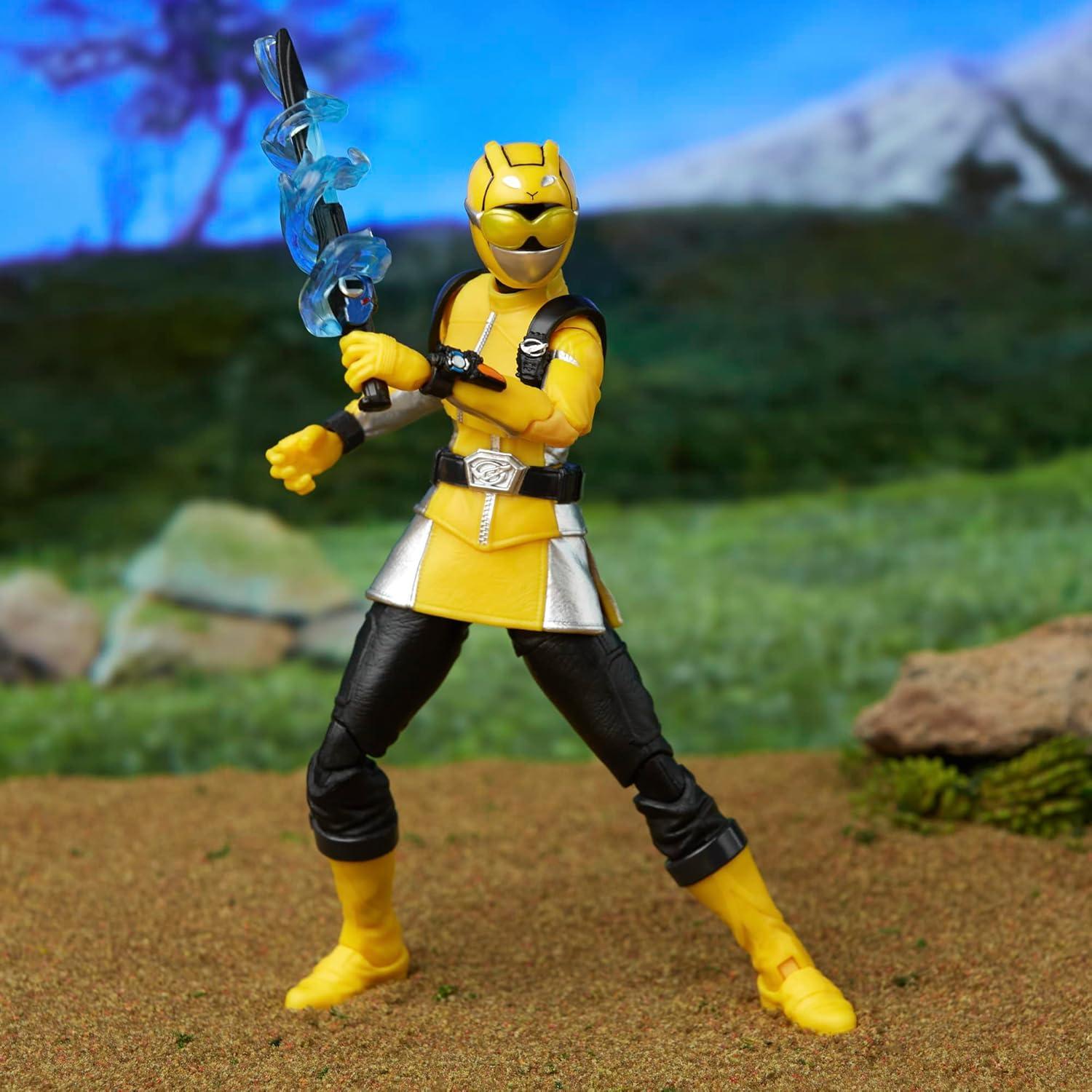 Figura Articulada Ranger Amarilla Beast Morphers 15 cm Hasbro