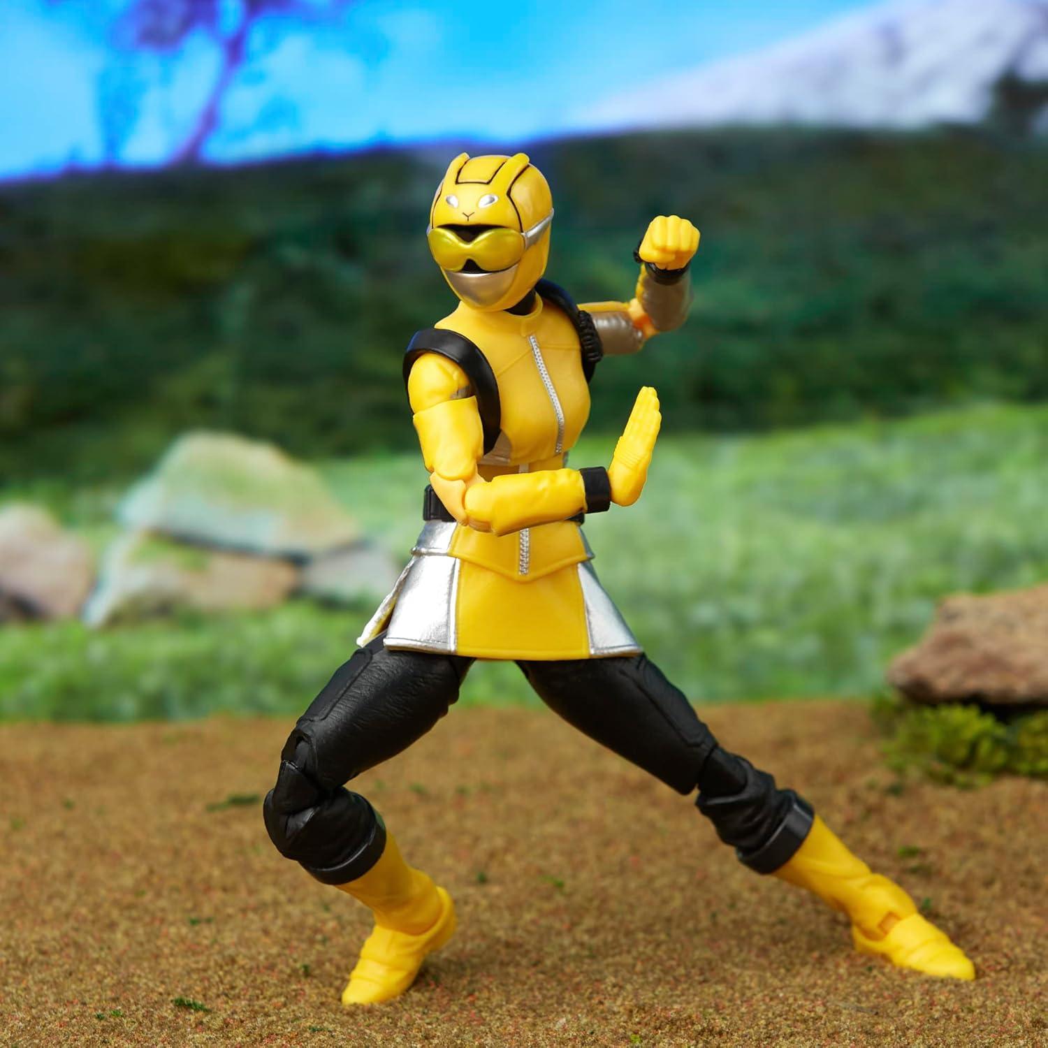 Figura Articulada Ranger Amarilla Beast Morphers 15 cm Hasbro