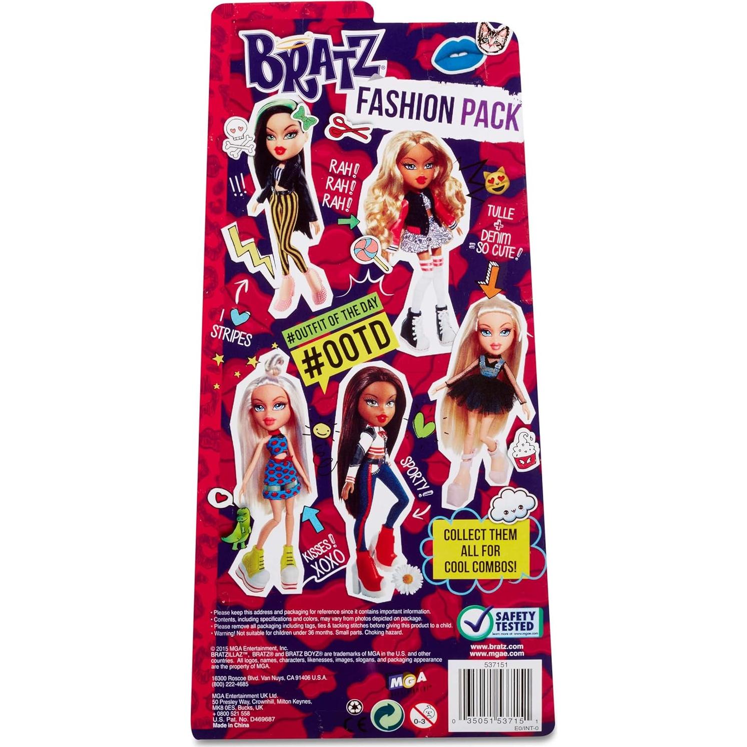 Paquete de Moda Bratz - Atuendo Completo ¡Besos! 136g