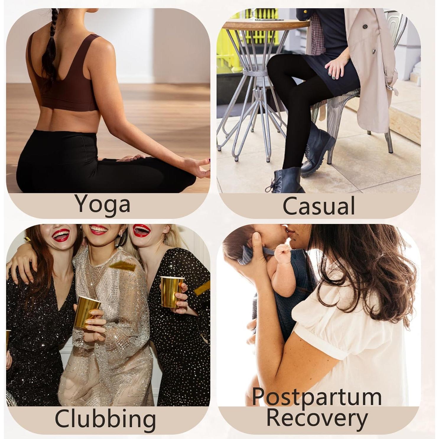 Pantalones Shapewear MD para Mujeres 3X Control Abdomen Negro