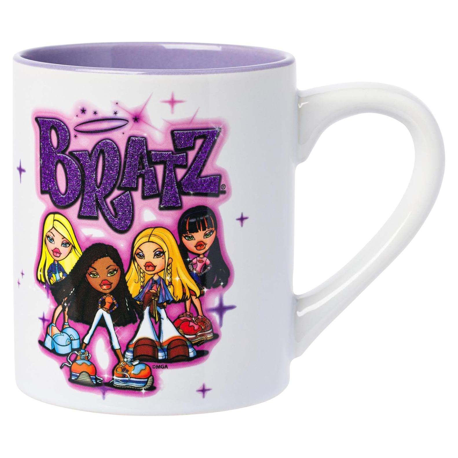 Taza de Cerámica Bratz Silver Buffalo 396ml Cloe Jade Sasha Yasmin