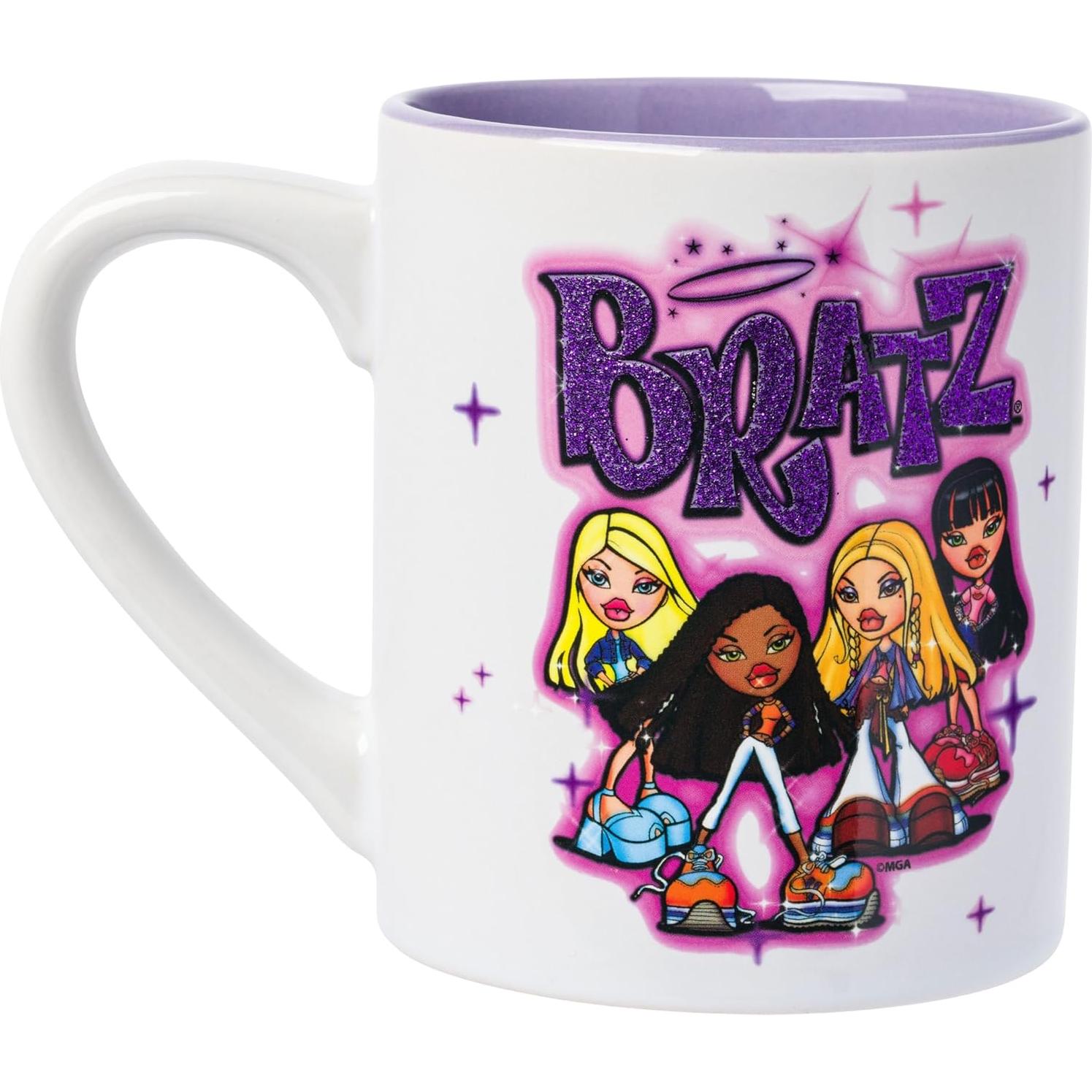 Taza de Cerámica Bratz Silver Buffalo 396ml Cloe Jade Sasha Yasmin
