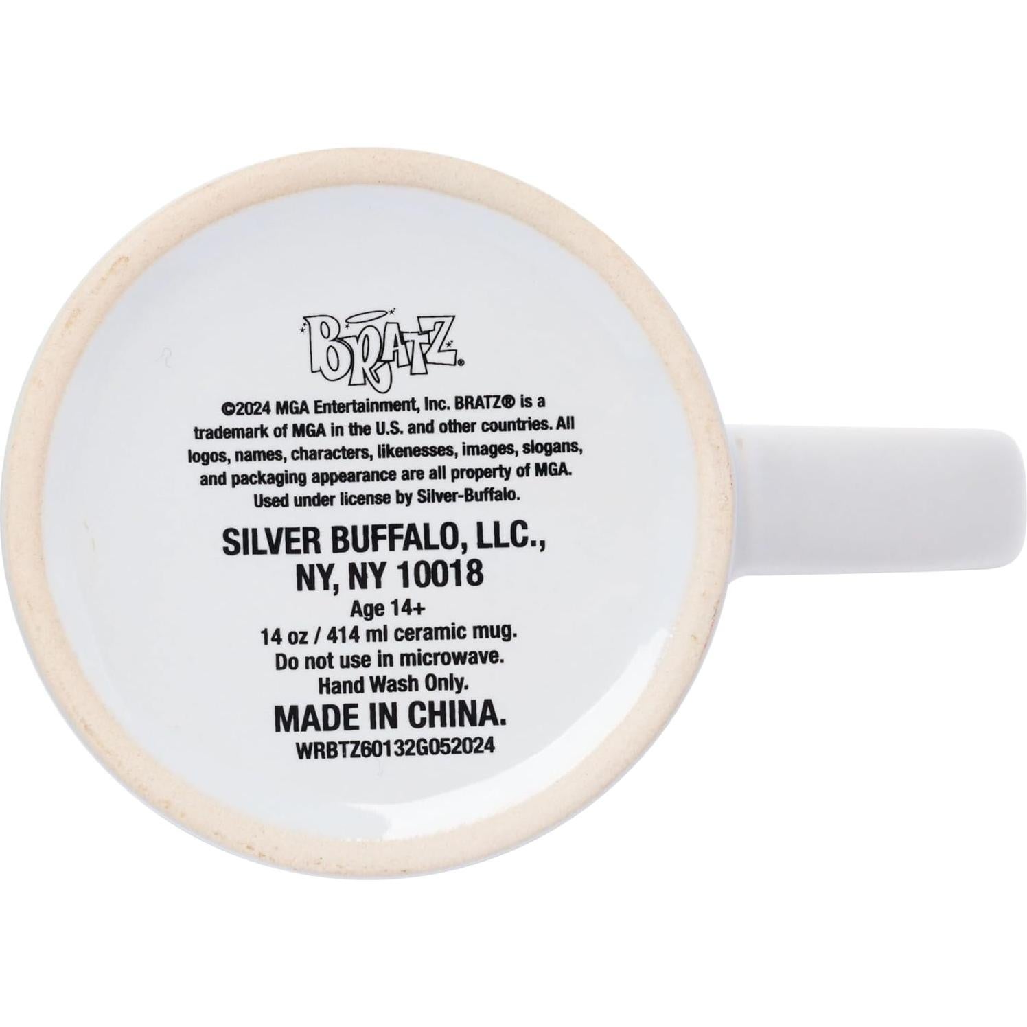 Taza de Cerámica Bratz Silver Buffalo 396ml Cloe Jade Sasha Yasmin