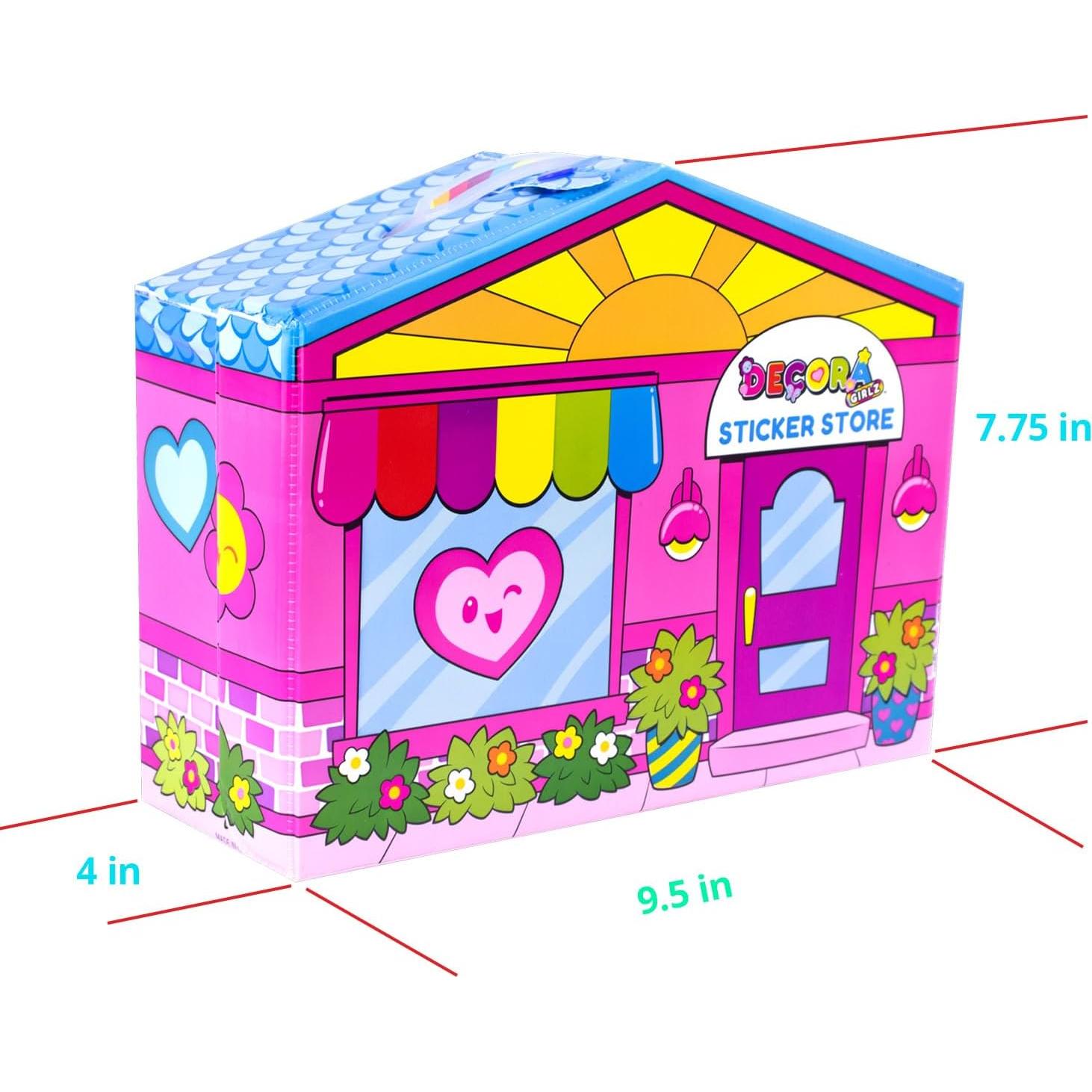 Set de Juego Tienda de Stickers Decora Girlz con Muñeca Art 12.7 cm