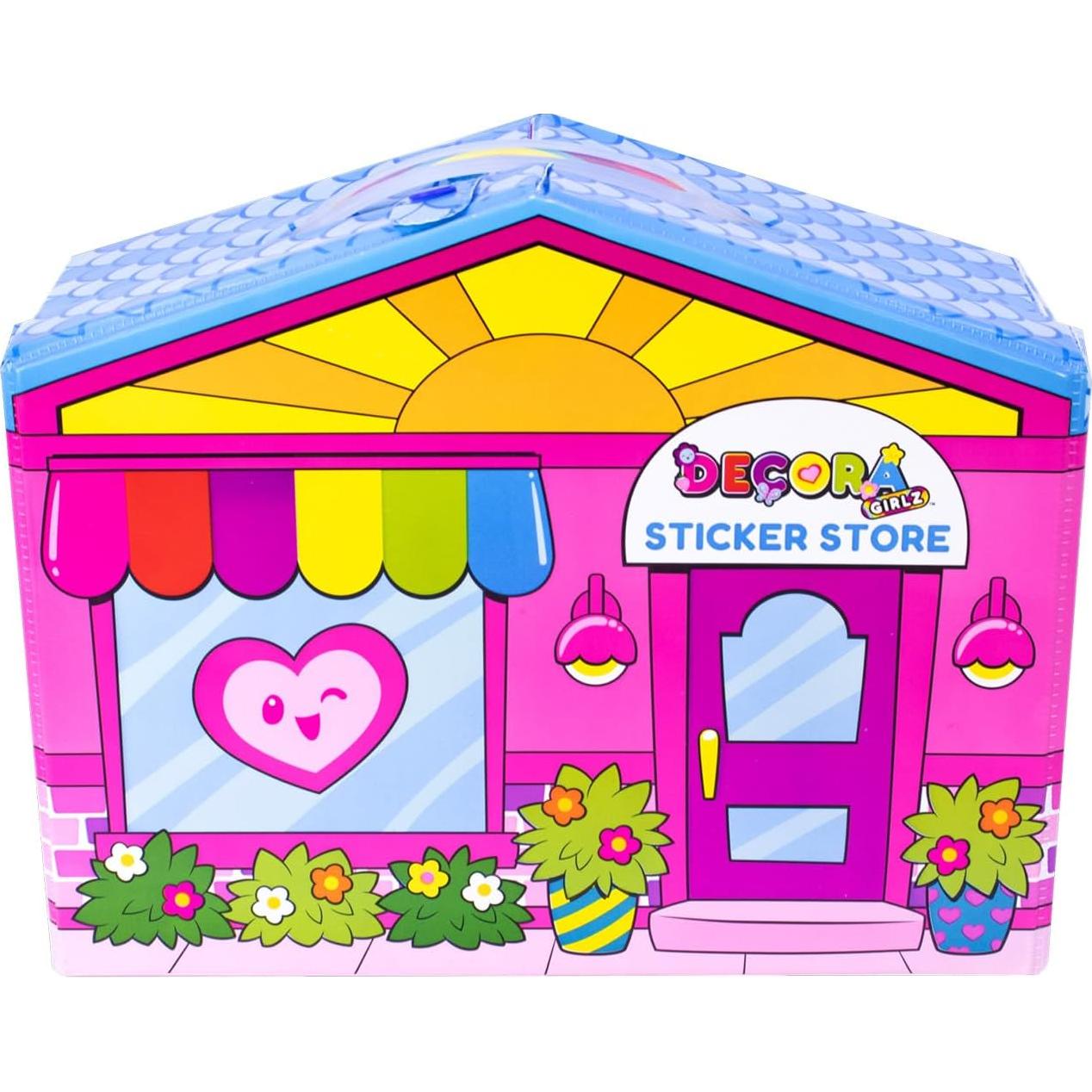 Set de Juego Tienda de Stickers Decora Girlz con Muñeca Art 12.7 cm