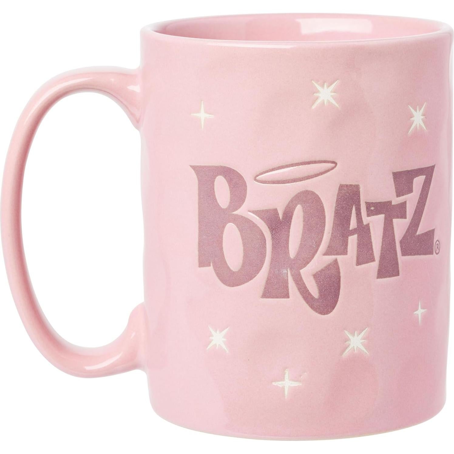 Taza Cerámica Silver Buffalo Bratz 500ml Resistente Cera Rosa