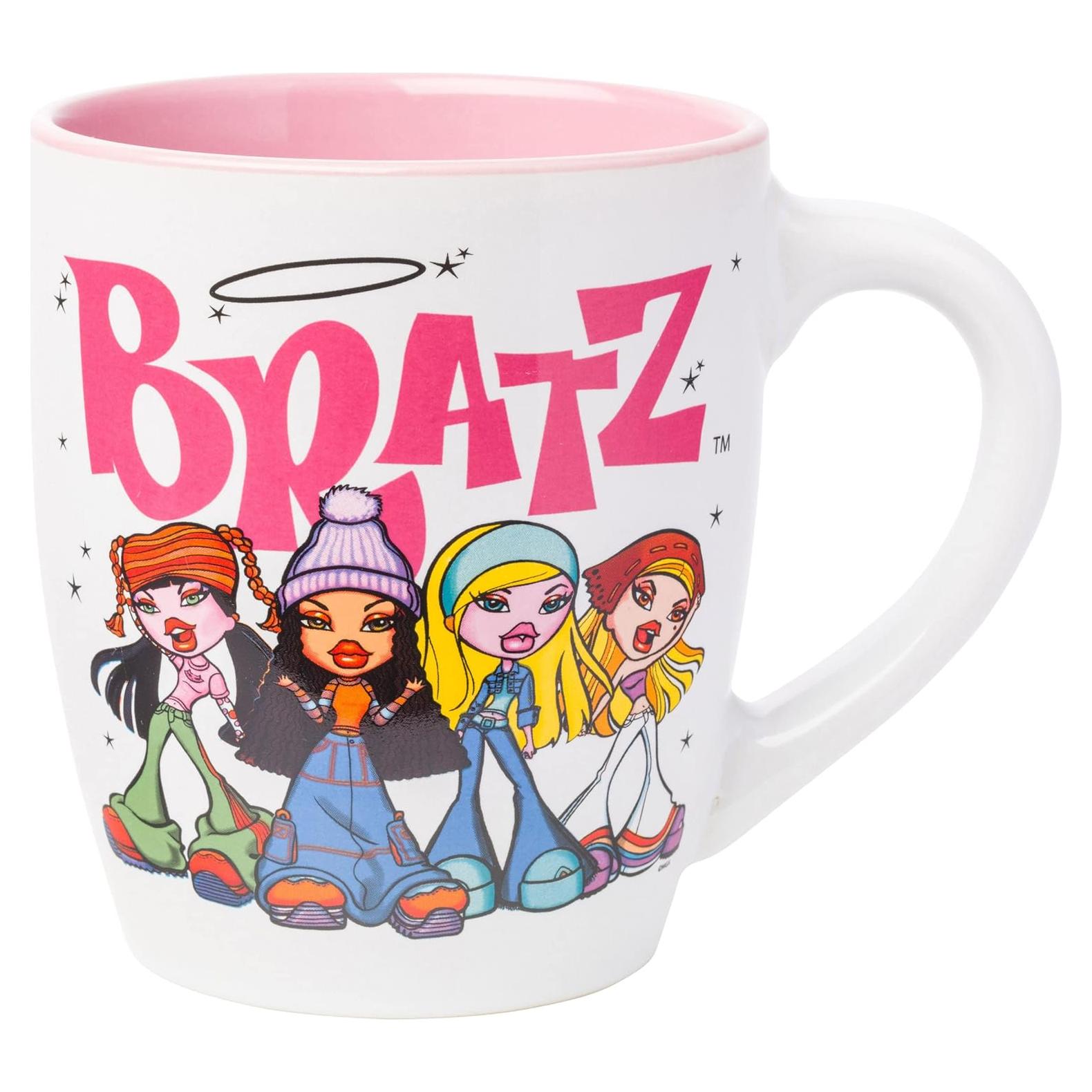 Taza de Cerámica Jumbo Bratz Silver Buffalo 710 ml Rosa