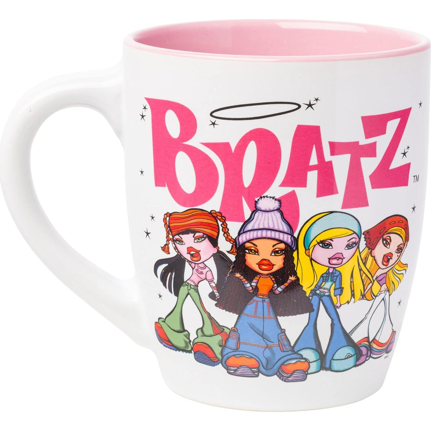 Taza de Cerámica Jumbo Bratz Silver Buffalo 710 ml Rosa