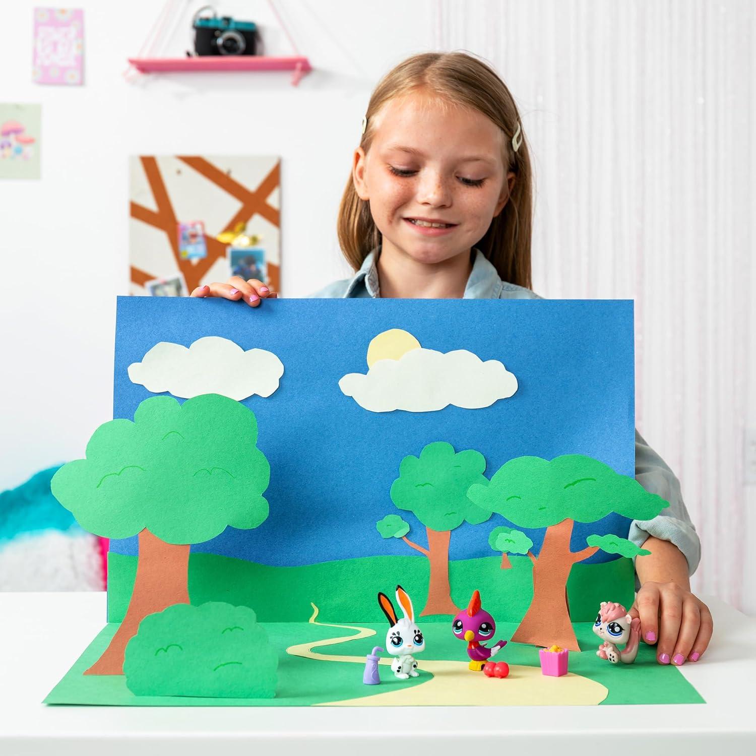 Littlest Pet Shop Pack 3 Mascotas del Parque BF00598 - 6 cm