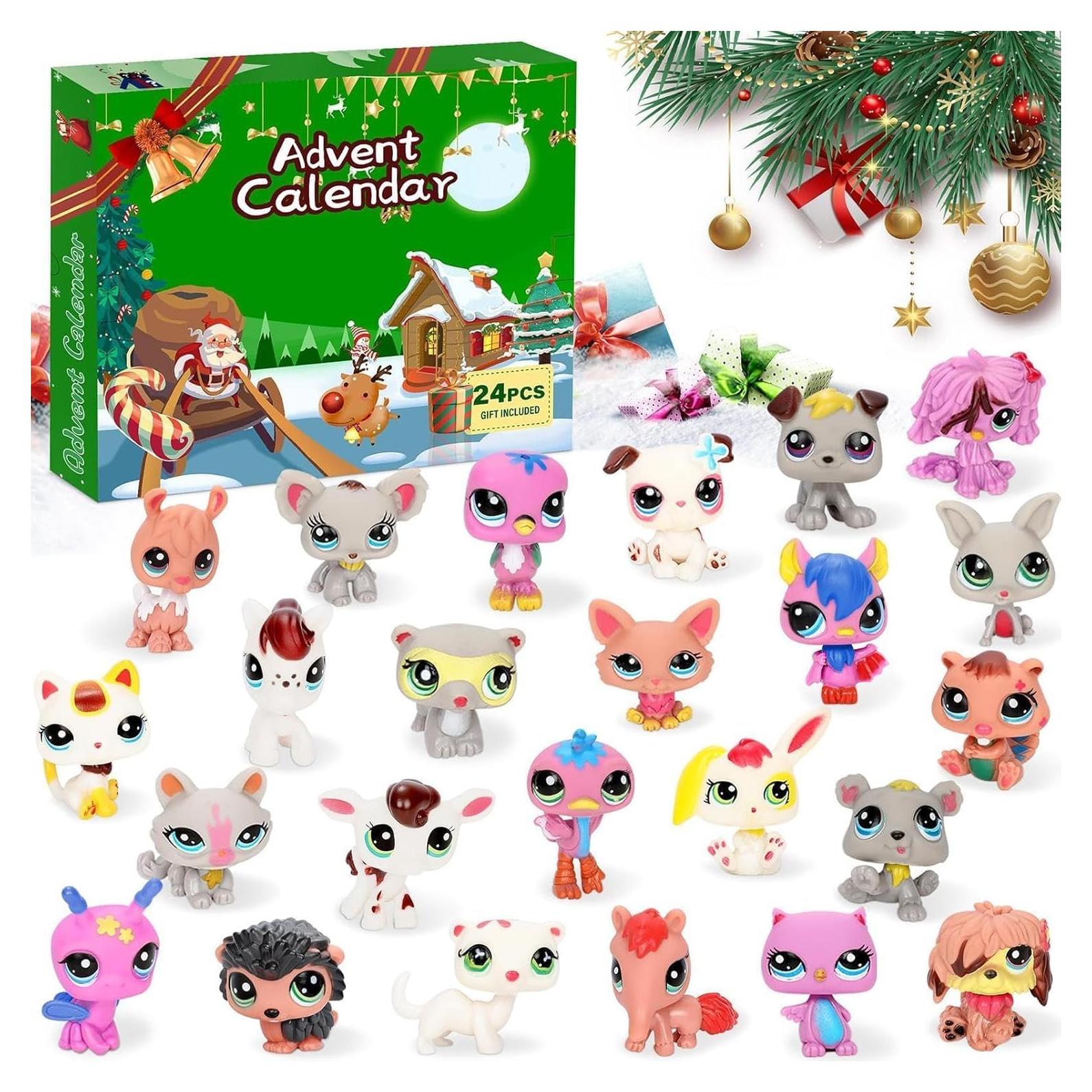 Calendario de Adviento Tidiuea 2025 para Mascotas - 24 Figuras