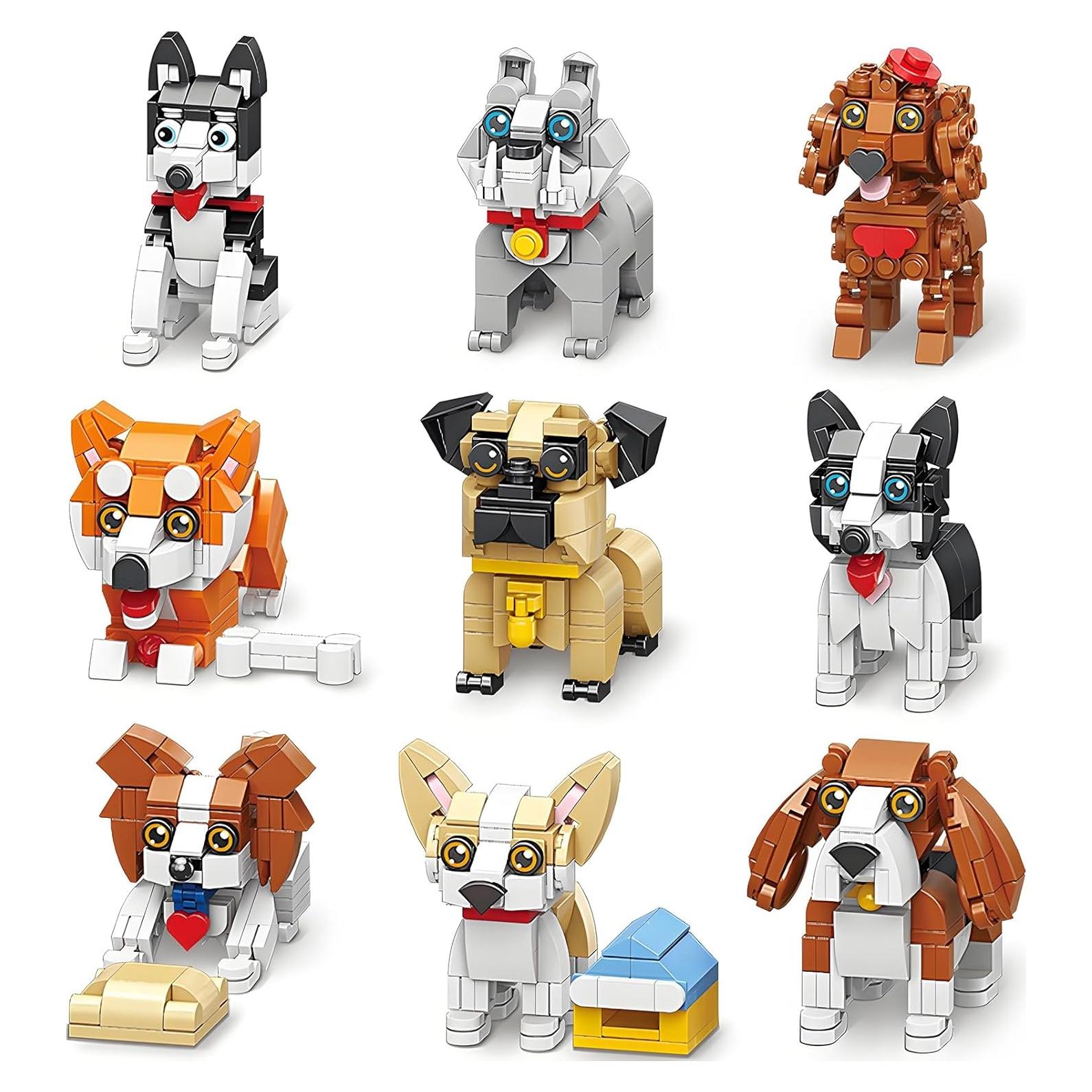 Juego de Bloques de Construcción de Perros APENGBAOL 1002 Piezas