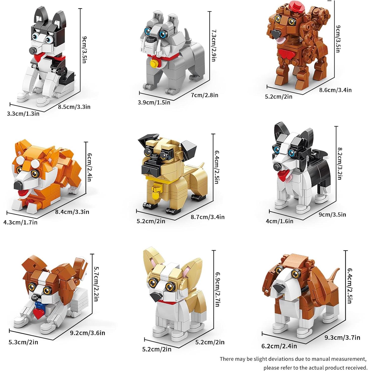 Juego de Bloques de Construcción de Perros APENGBAOL 1002 Piezas