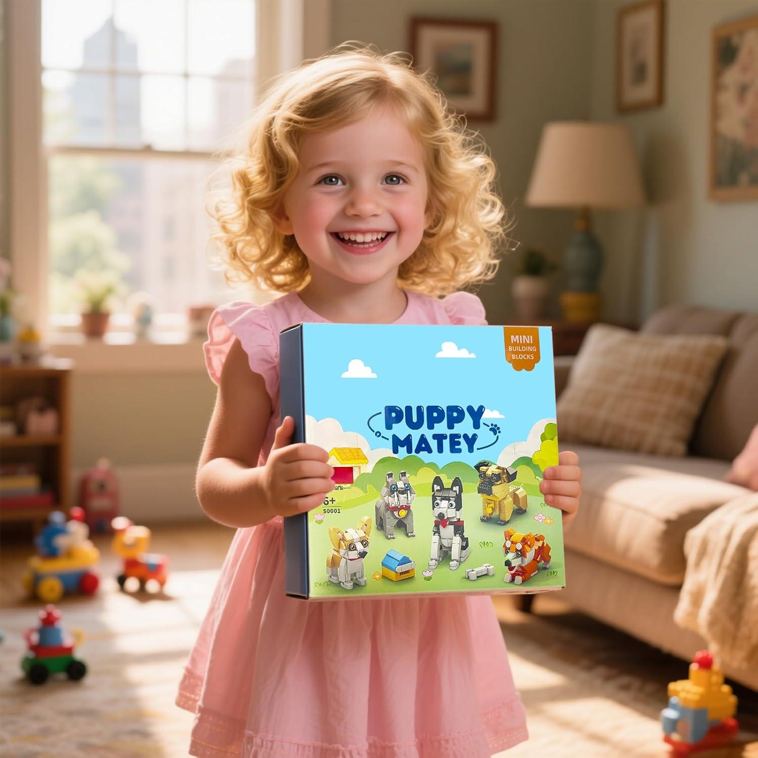 Juego de Bloques de Construcción de Perros APENGBAOL 1002 Piezas