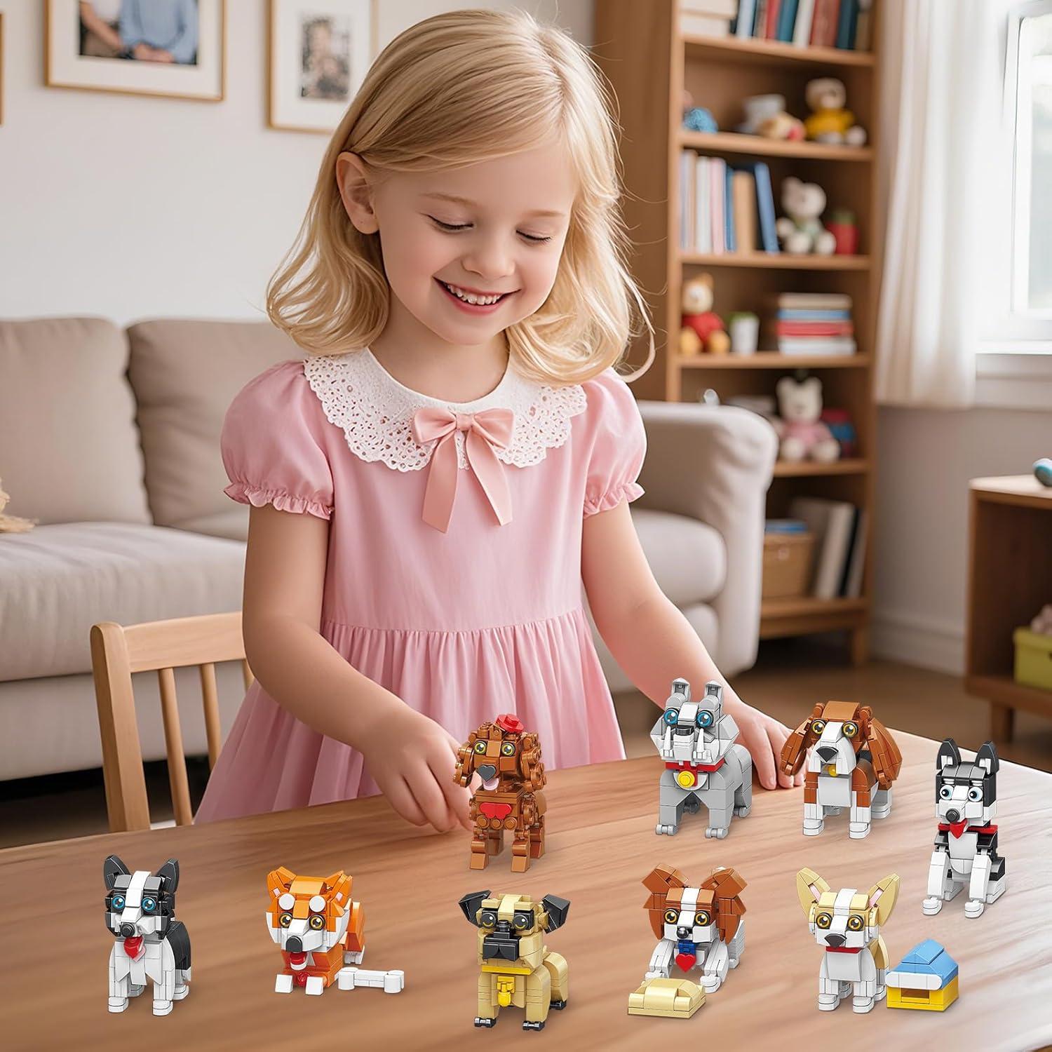 Juego de Bloques de Construcción de Perros APENGBAOL 1002 Piezas