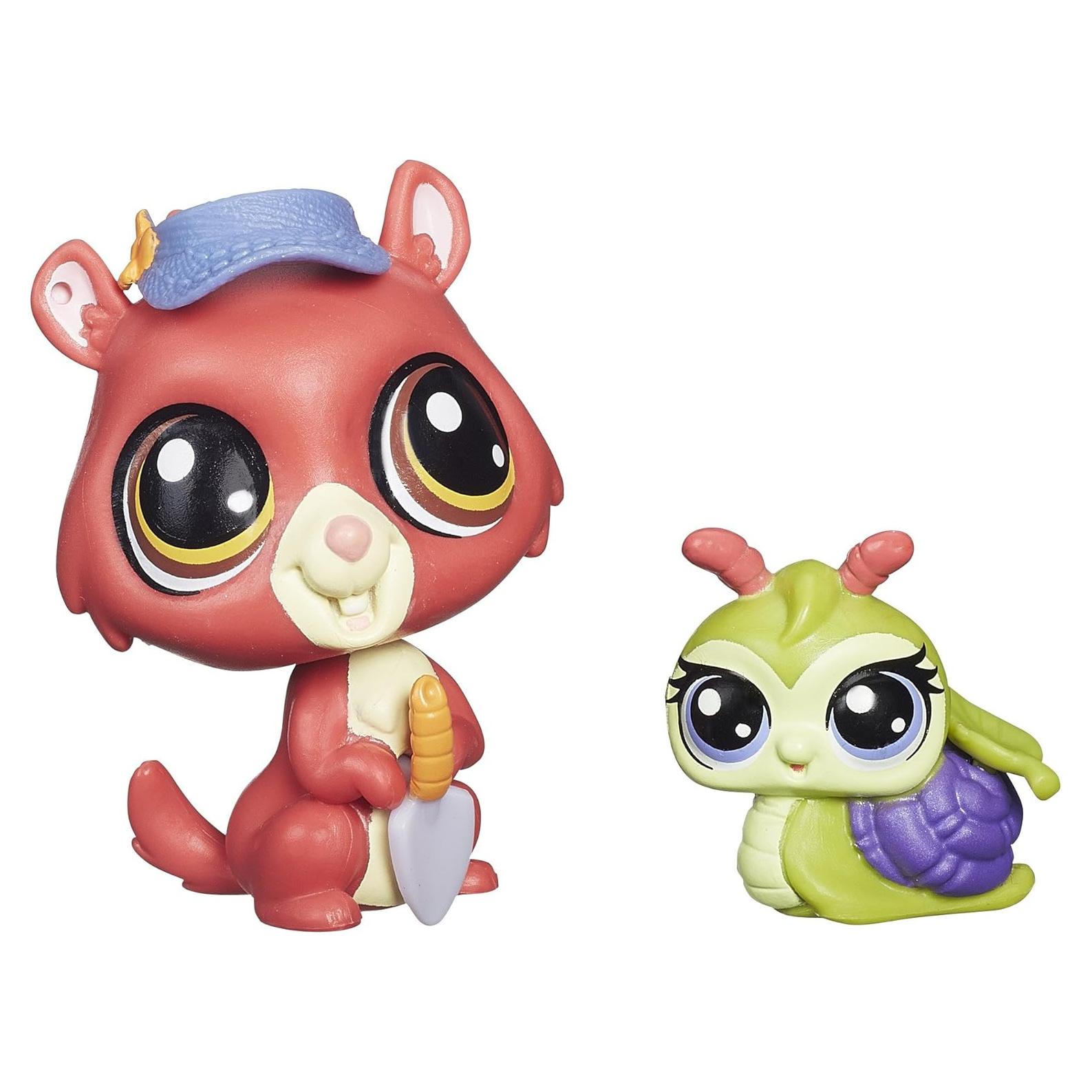 Littlest Pet Shop Eunice Greenley y Pacer Landon Muñeca