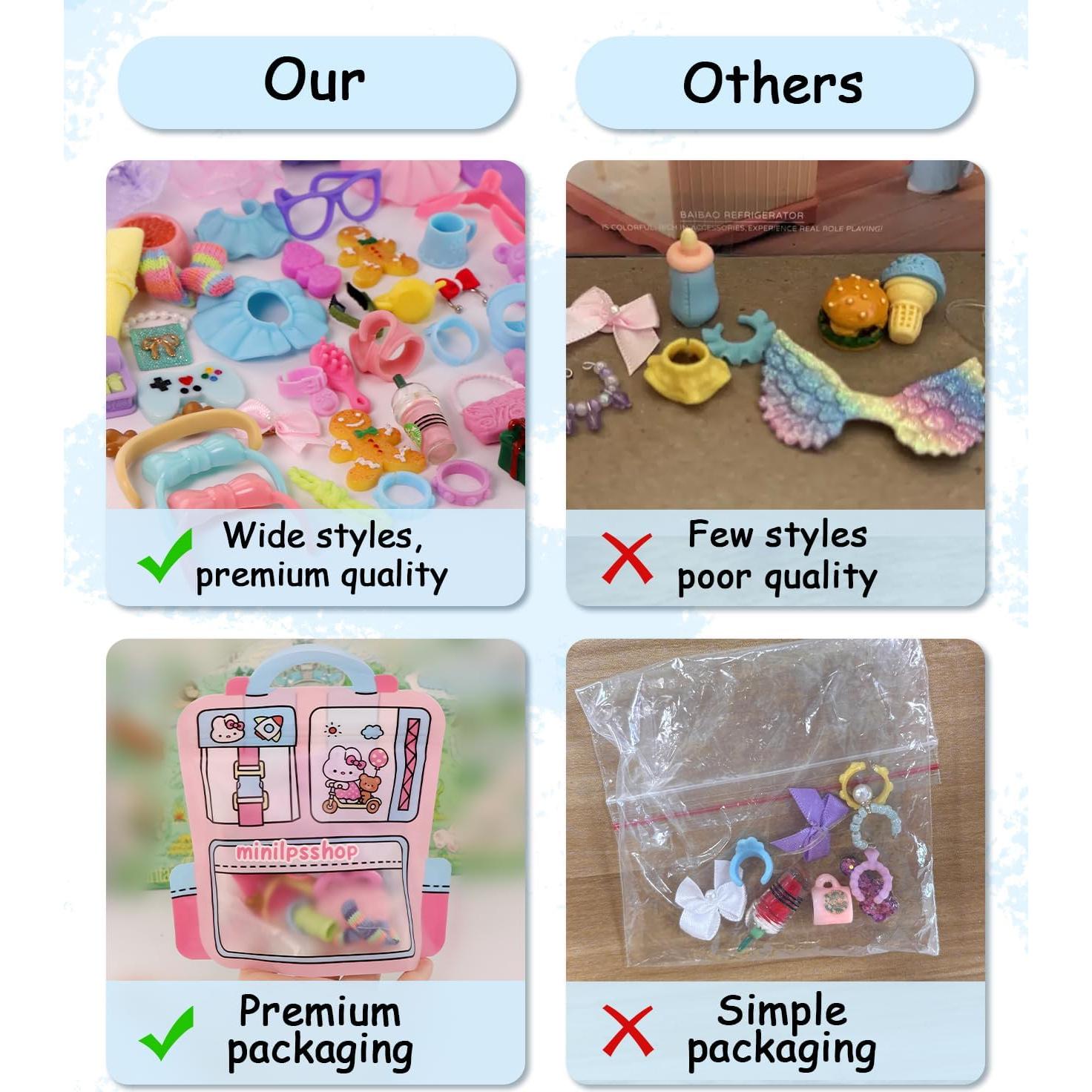 Conjunto de 25 Accesorios para Juguetes de Mascotas ZBQAPFGYR