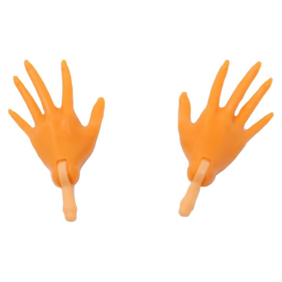 Piezas de Repuesto para Muñecas Monster High 5906 - Manos Naranjas