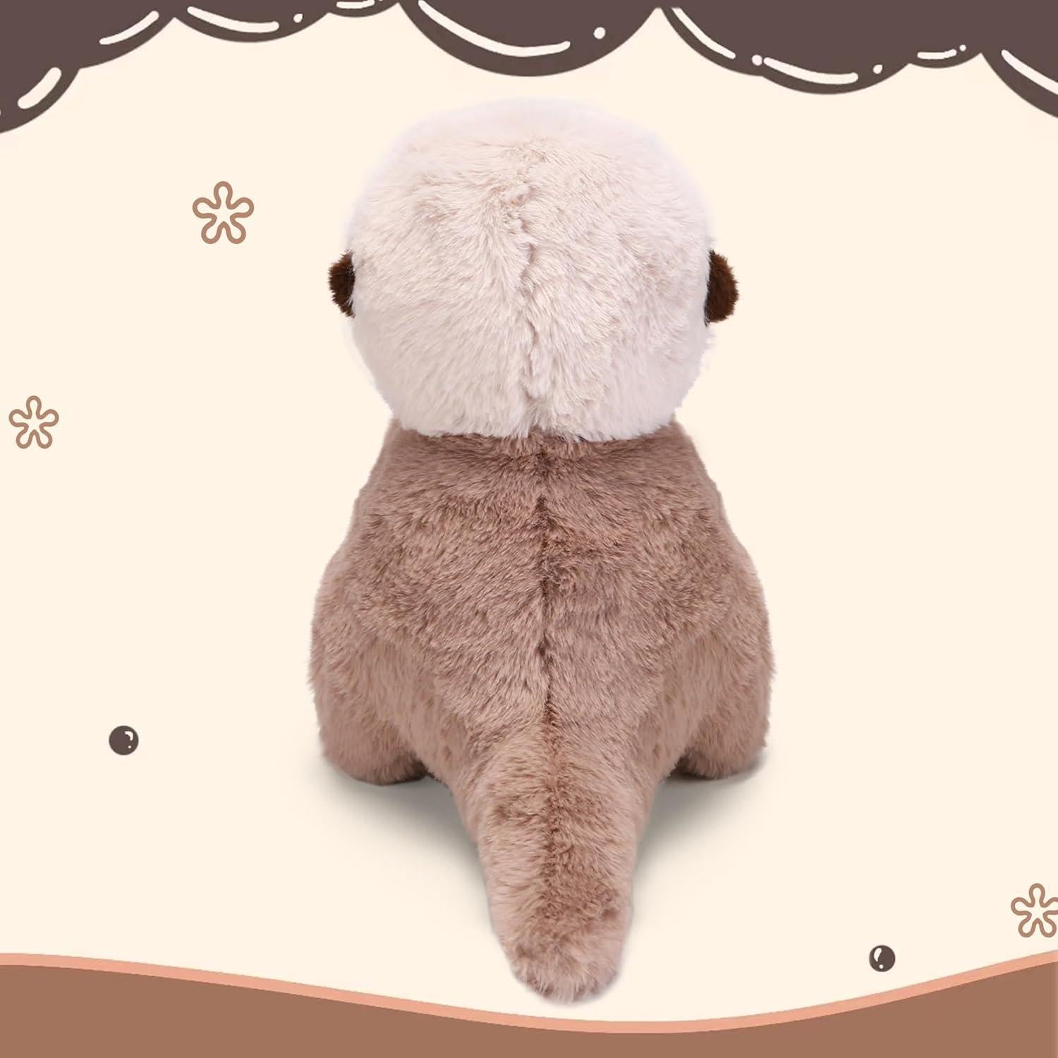 Juguete de Peluche Nutria Suave Riuhot 25 cm Seguro para Niños