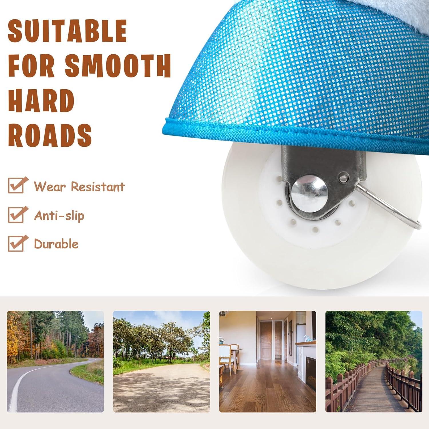 Caballo Unicornio Montable WondeRides Azul 76 cm para Niños 3-4 Años