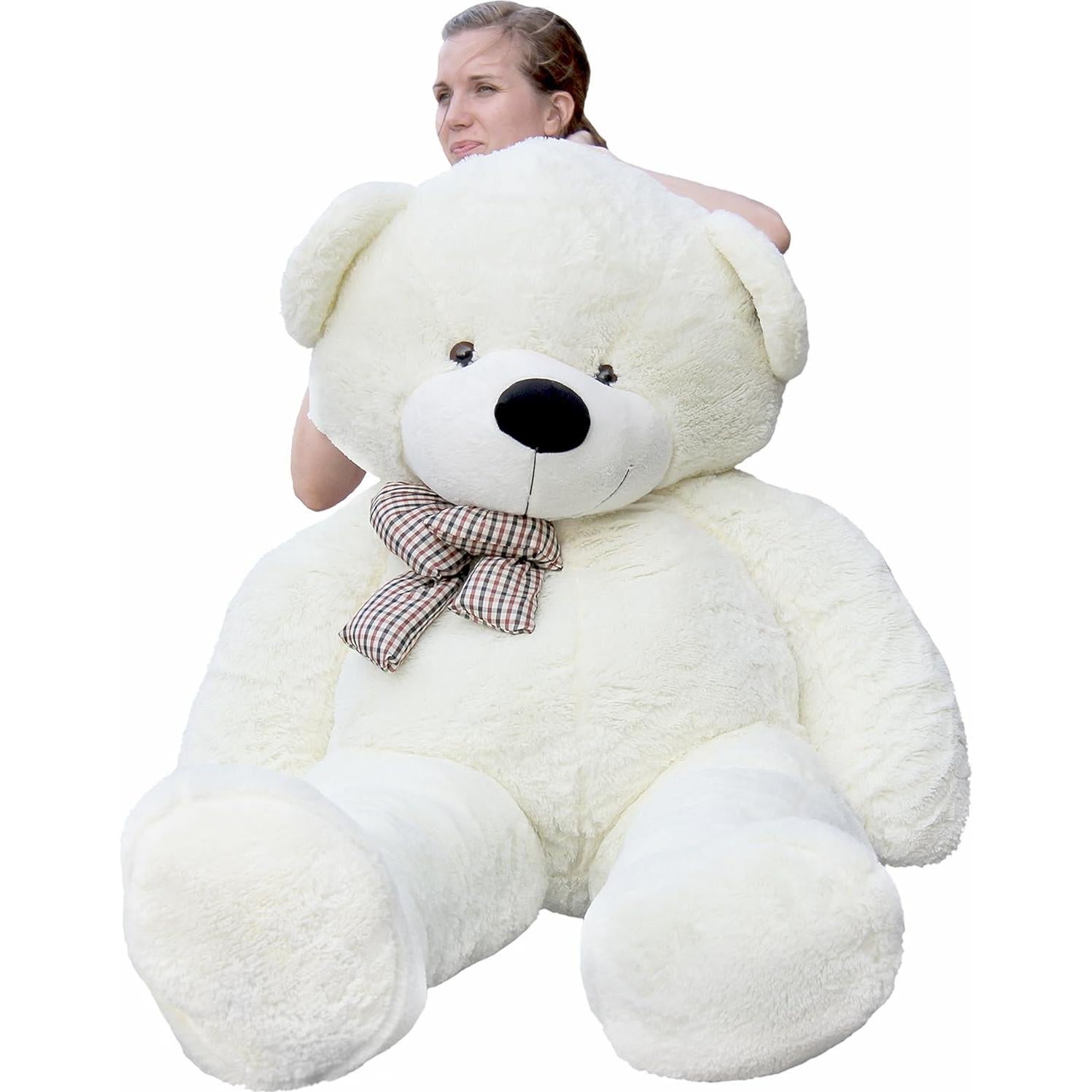 Osito de Peluche Gigante Joyfay Blanco 180 cm Certificado Seguro