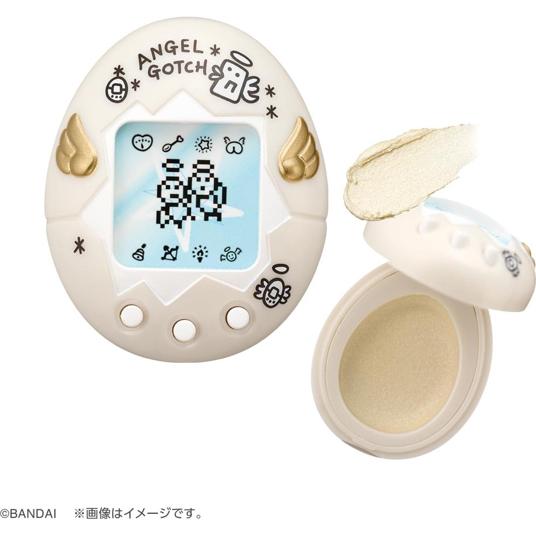 Tamagotchi Tenshitchi Blanco Perla - Cosmético Compacto