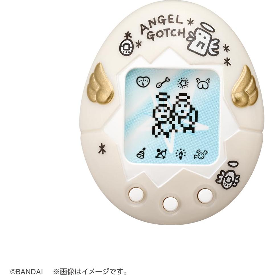 Tamagotchi Tenshitchi Blanco Perla - Cosmético Compacto