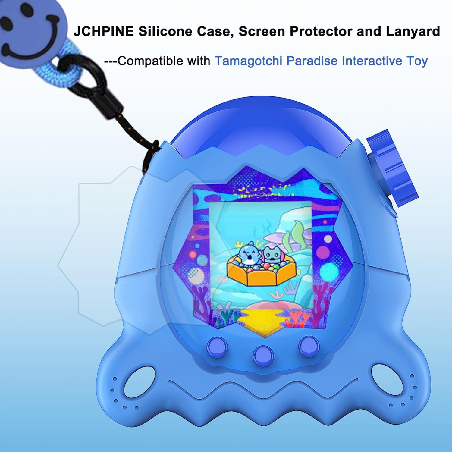 Funda de Silicona JCHPINE para Tamagotchi Paradise Azul