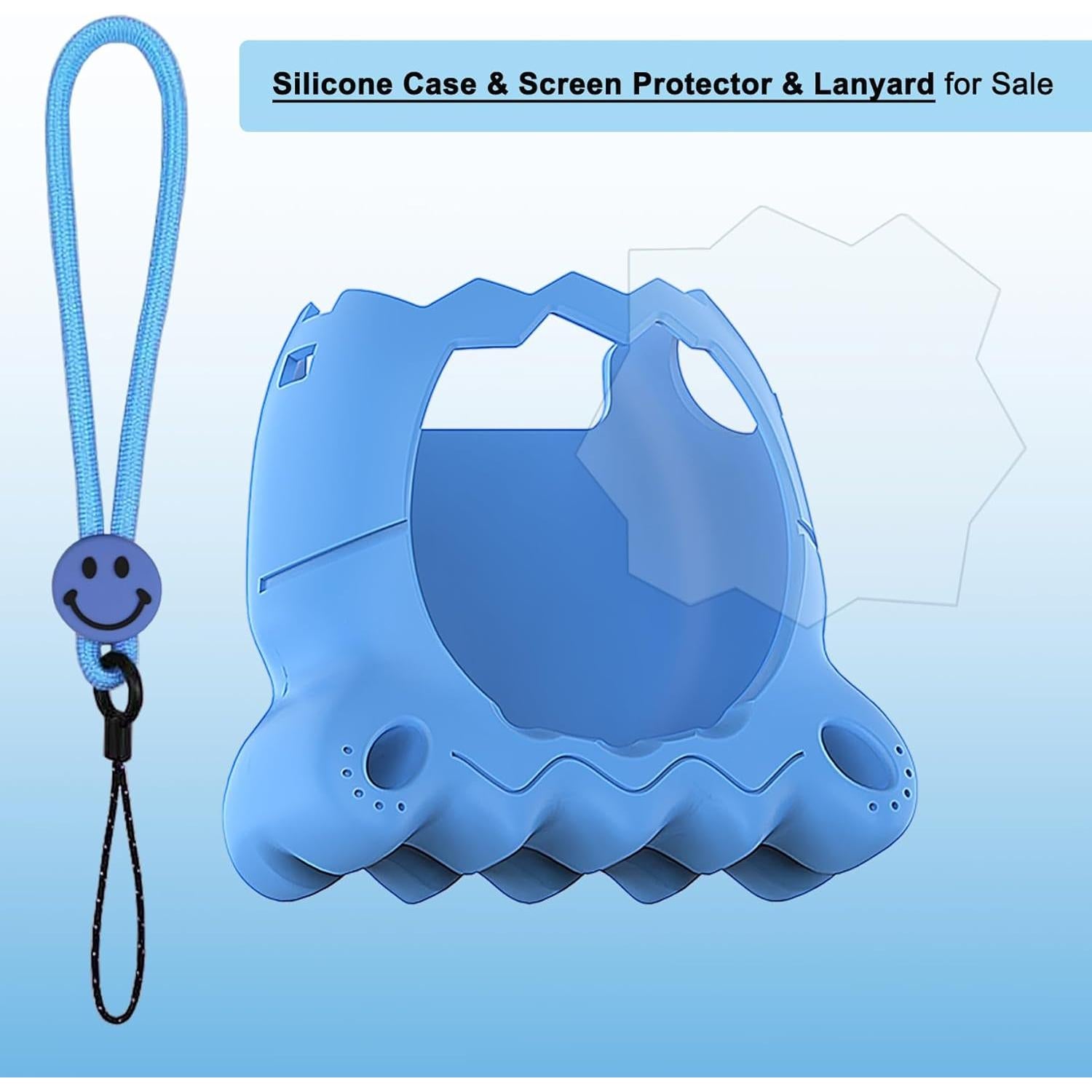 Funda de Silicona JCHPINE para Tamagotchi Paradise Azul