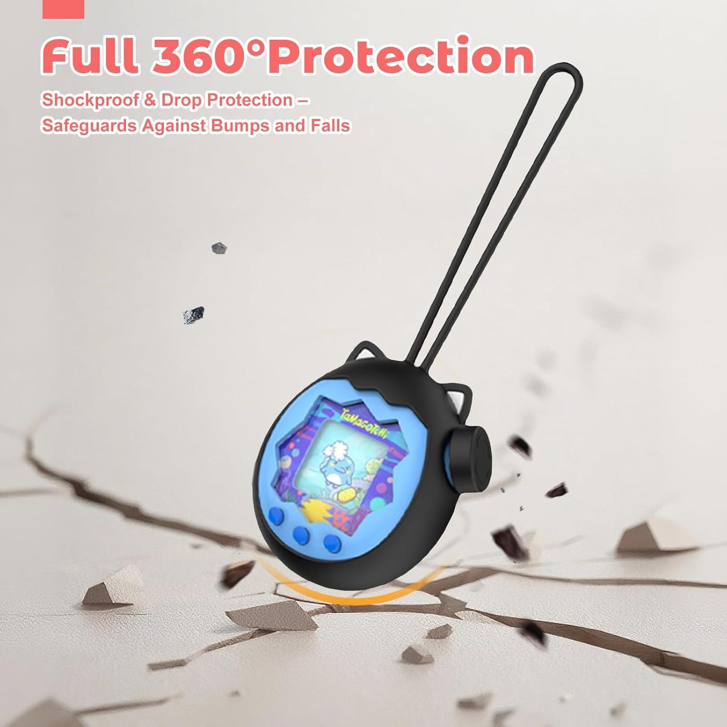 Funda Protectora de Silicona para Tamagotchi Paradise - Negra