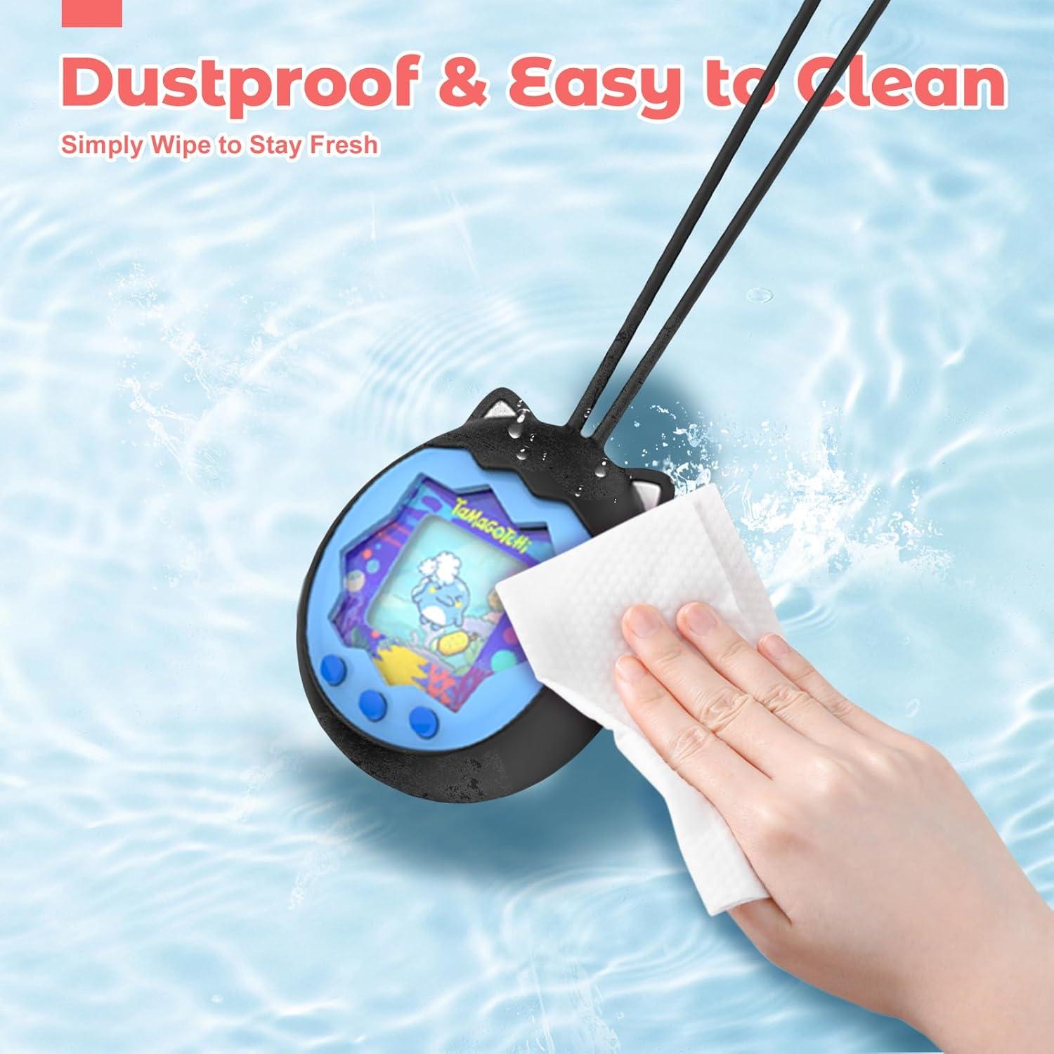 Funda Protectora de Silicona para Tamagotchi Paradise - Negra