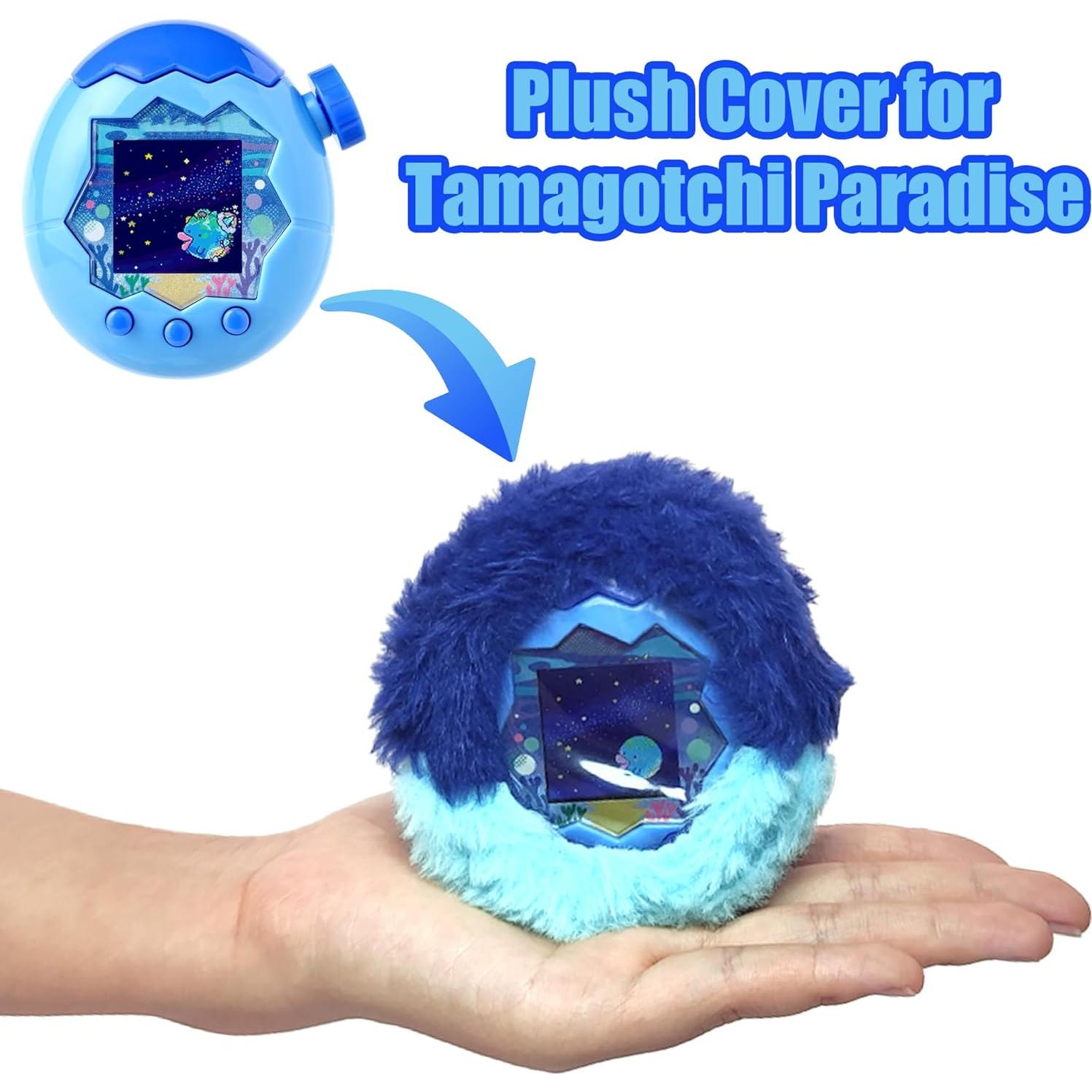 Funda de felpa LeoTube para Tamagotchi Paradise - Agua Azul