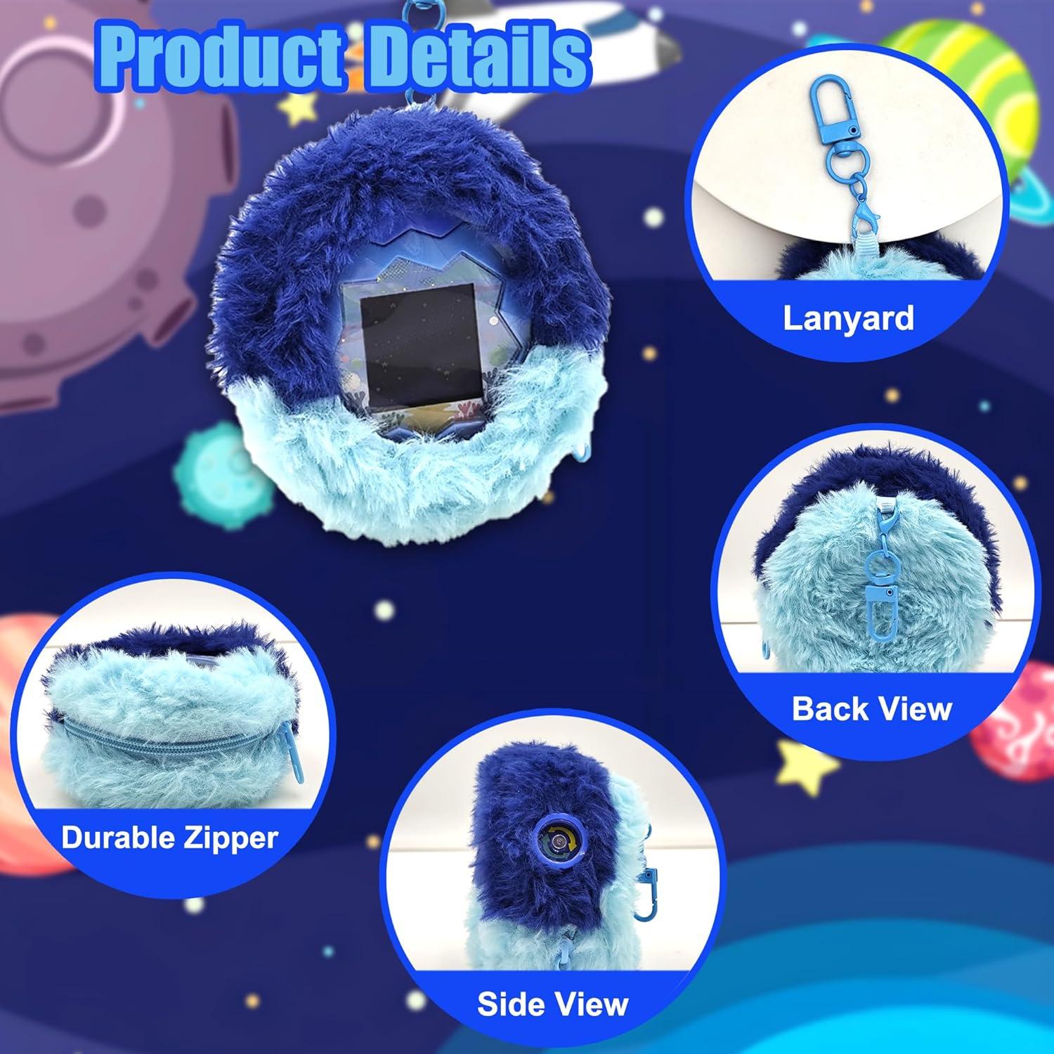 Funda de felpa LeoTube para Tamagotchi Paradise - Agua Azul