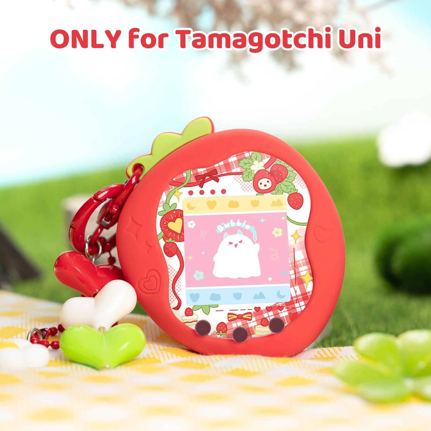 Funda Protectora BUBBLELOGUS para Tamagotchi Uni - Rojo