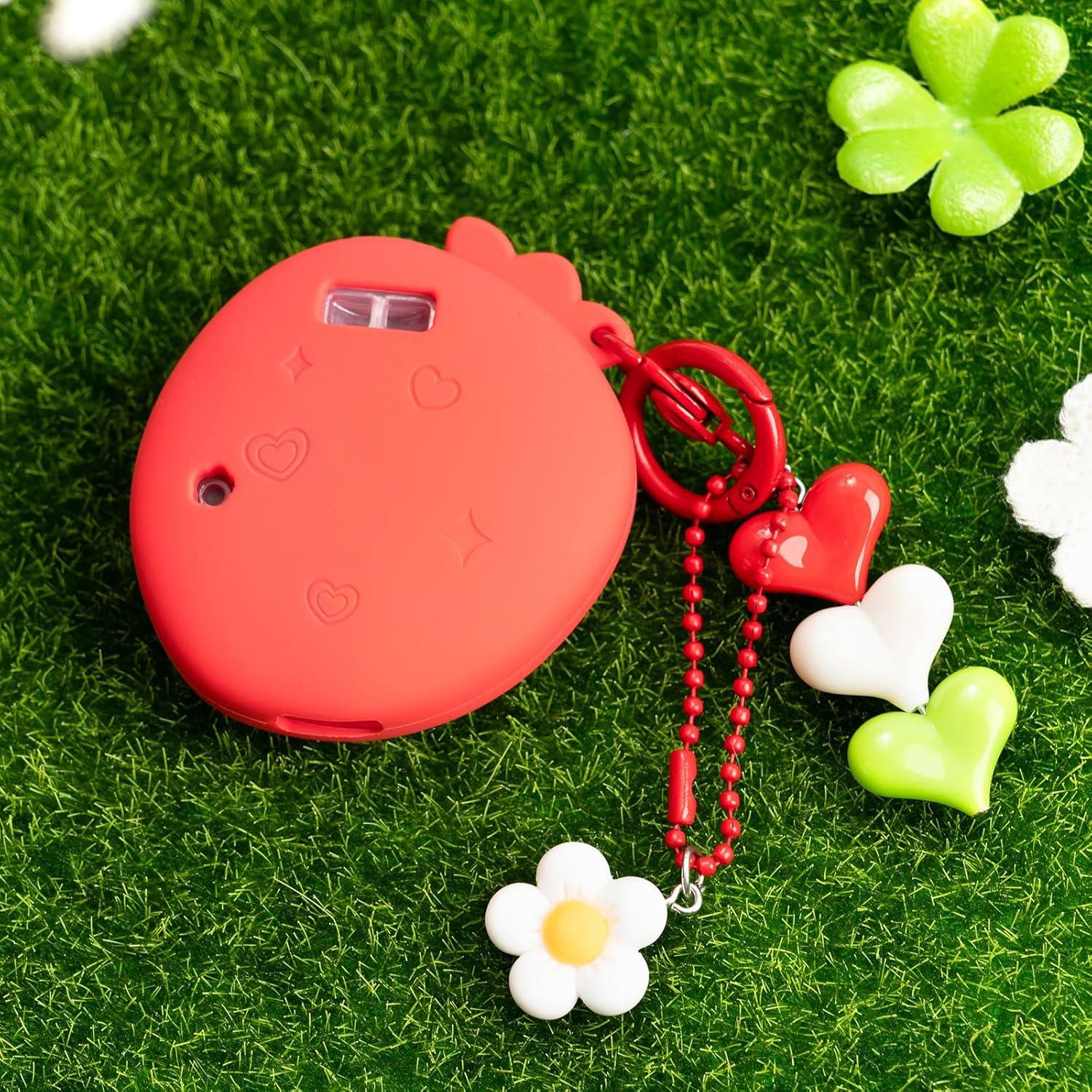 Funda Protectora BUBBLELOGUS para Tamagotchi Uni - Rojo