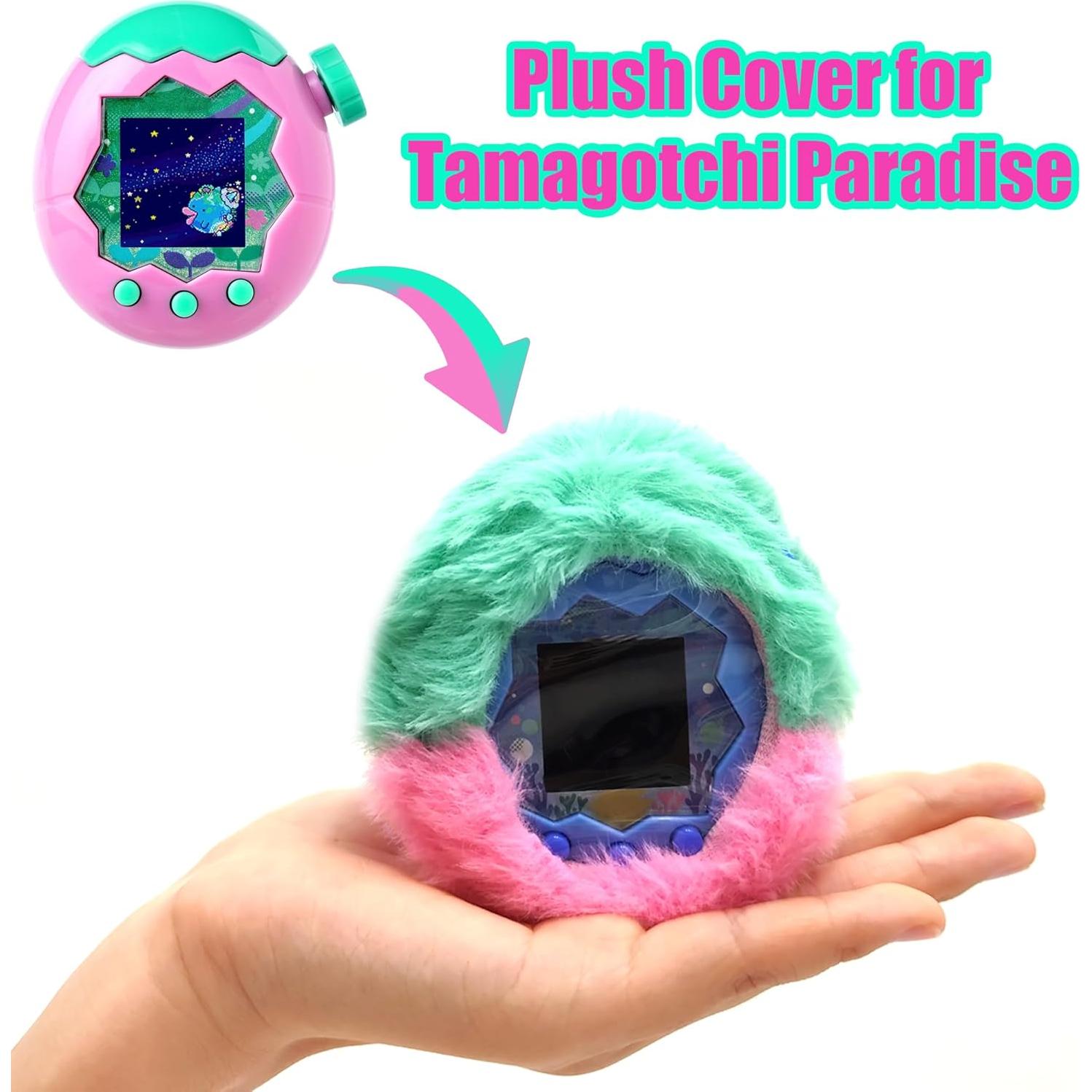 Funda de felpa LeoTube para Tamagotchi Paradise Rosa