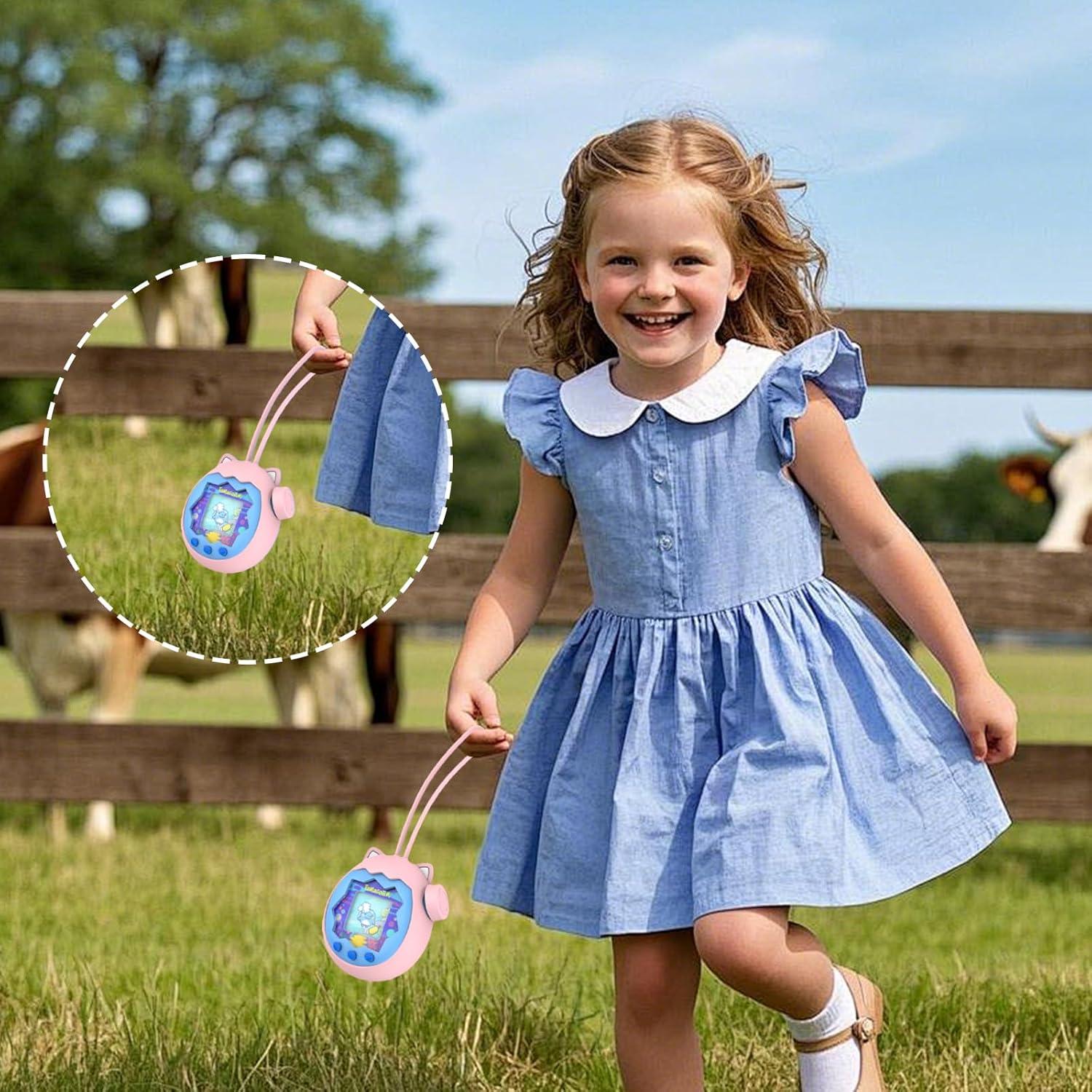 Funda Protectora de Silicona Rosa para Tamagotchi Paradise