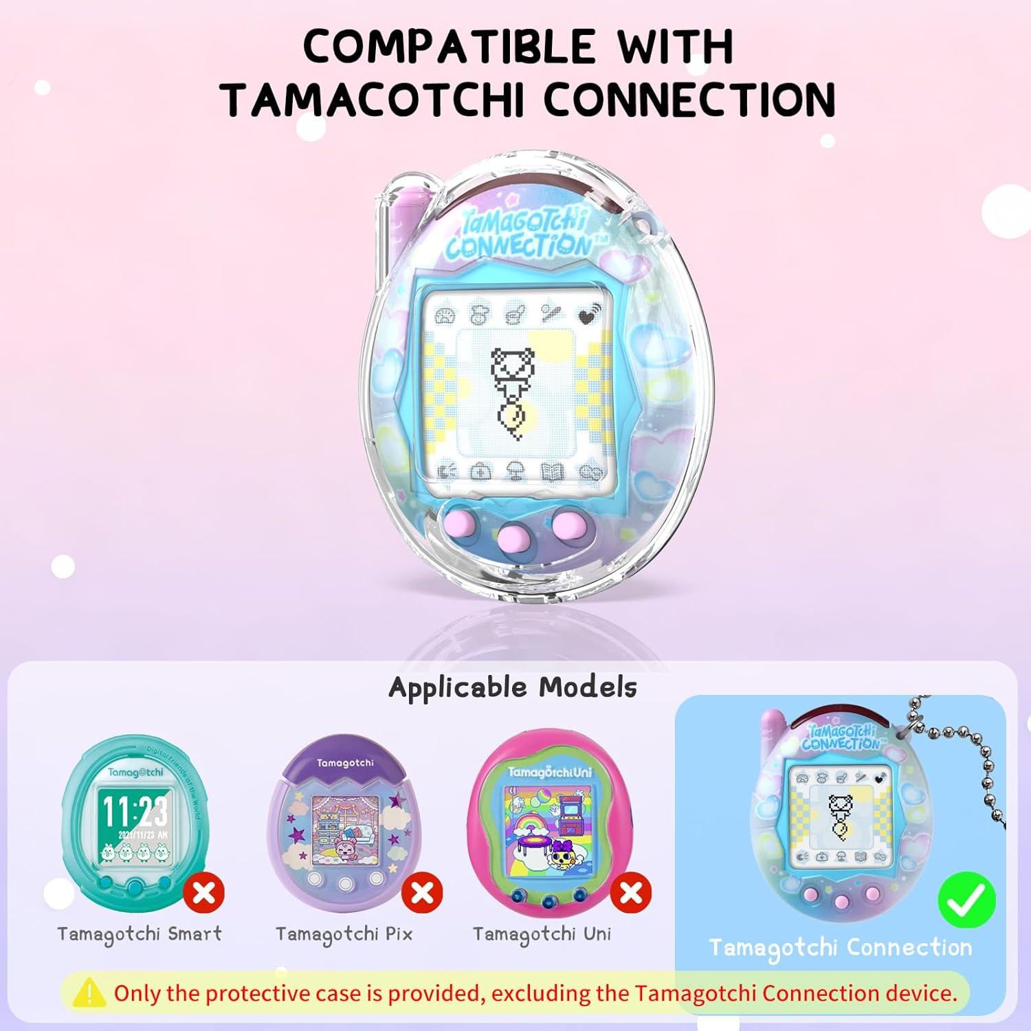 Funda Transparente Wonkzon para Tamagotchi Connection