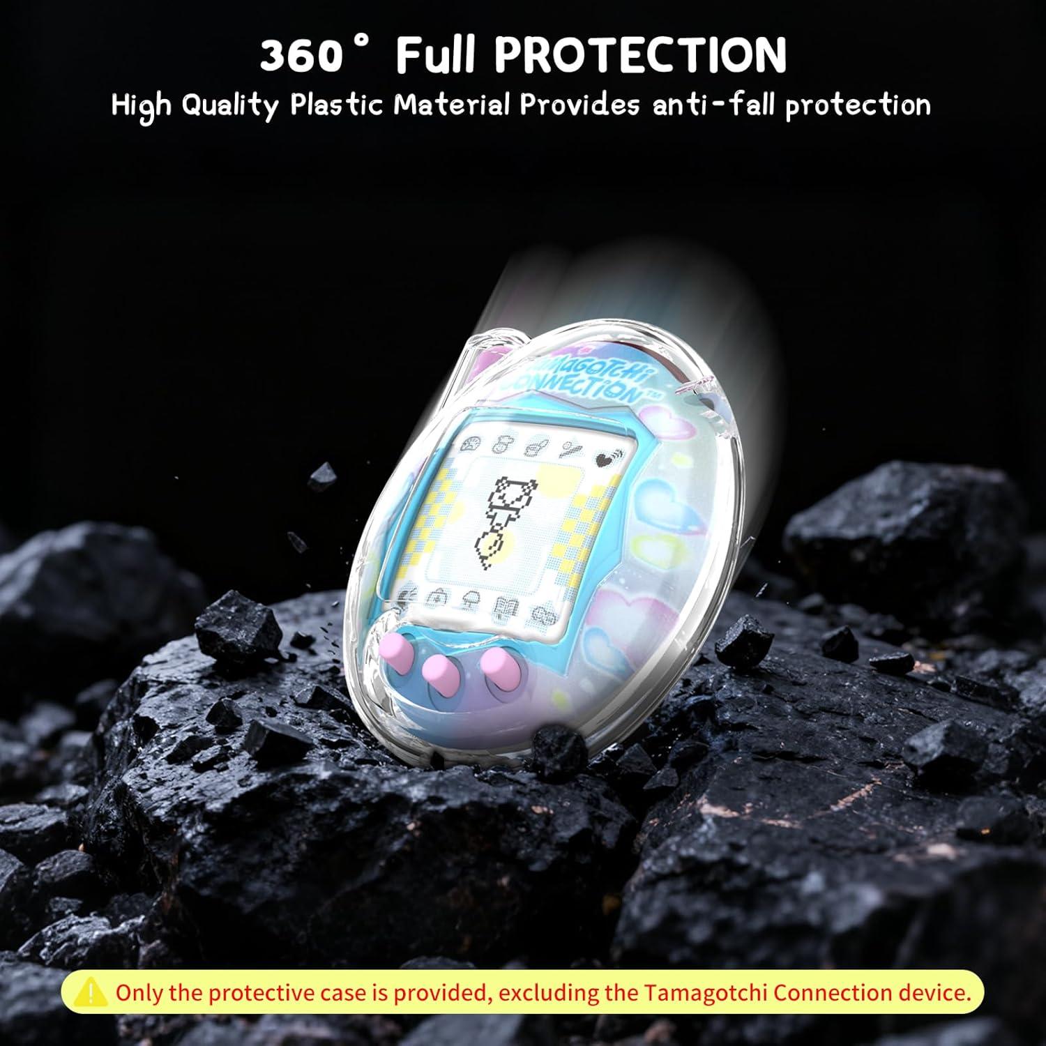 Funda Transparente Wonkzon para Tamagotchi Connection