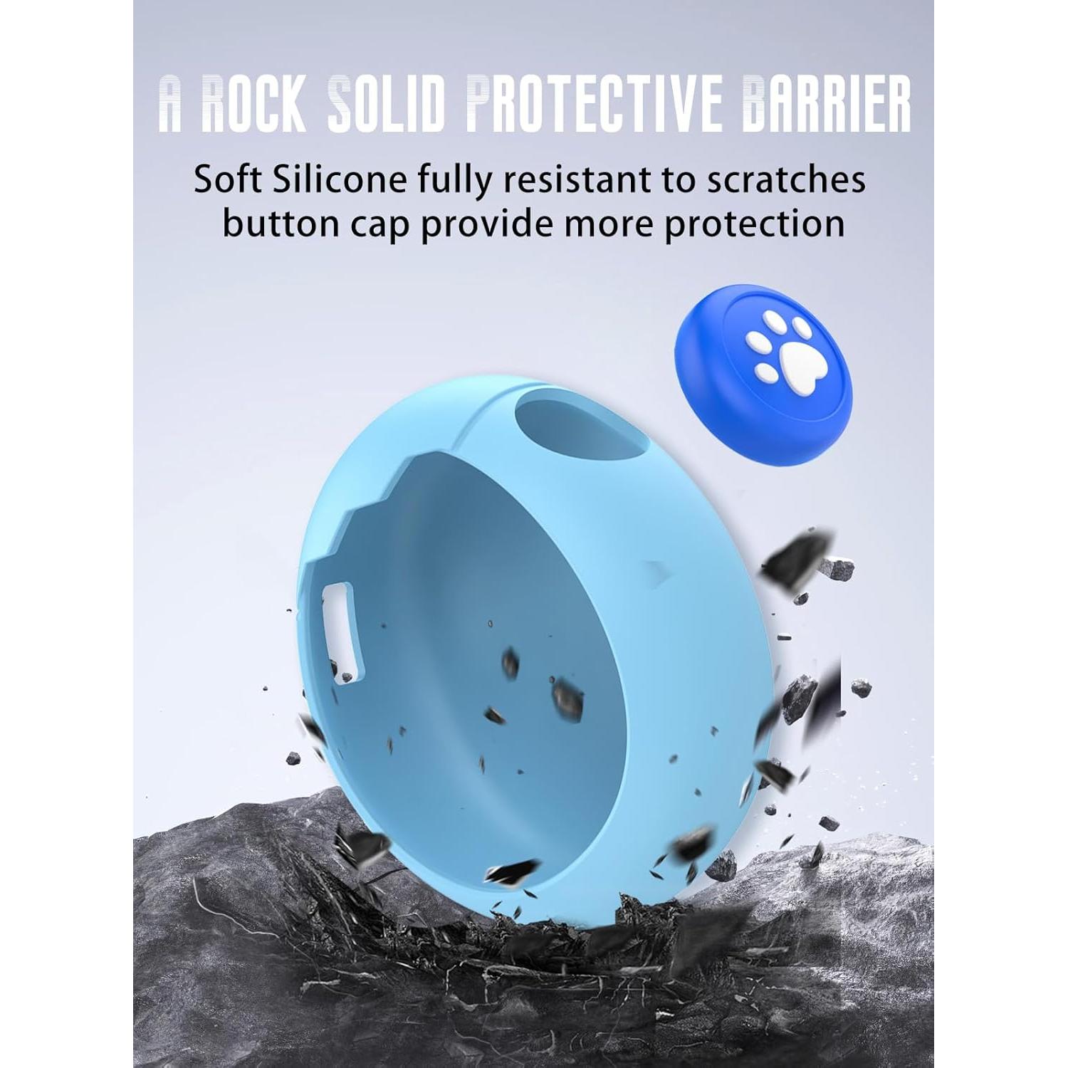 Funda de Silicona Suave FJIASTB para Tamagotchi Paradise Azul