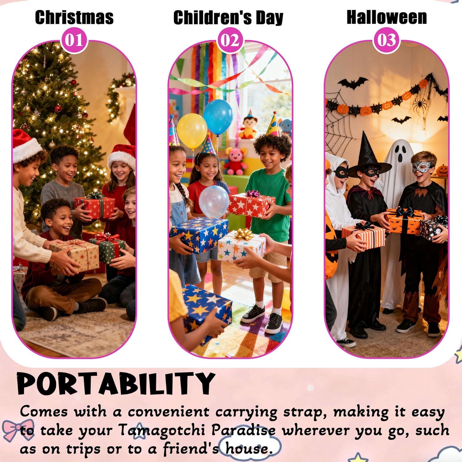 Funda Dura EVA para Tamagotchi Paradise xcivi - Rosa