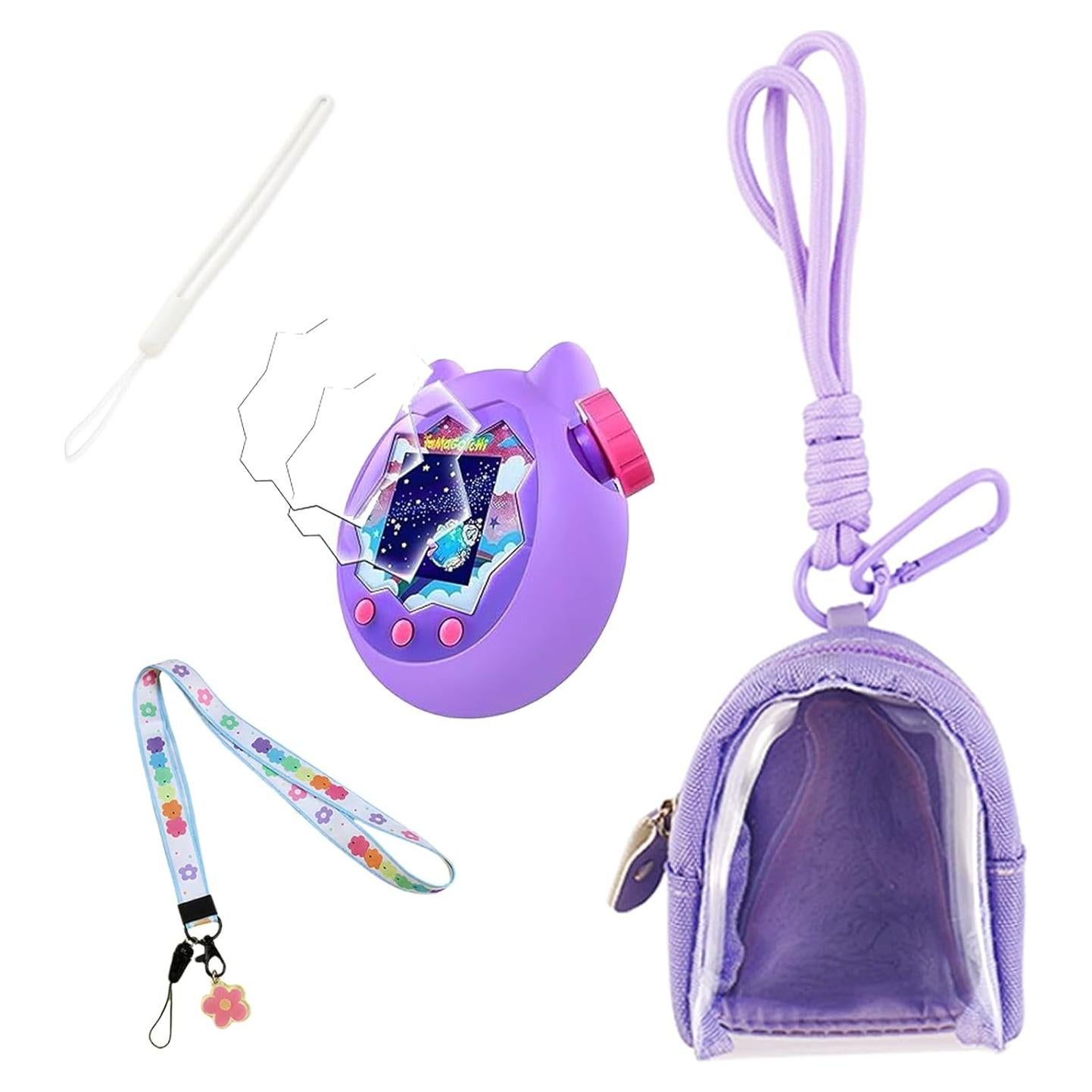 Funda de silicona para Tamagotchi Paradise con cordón
