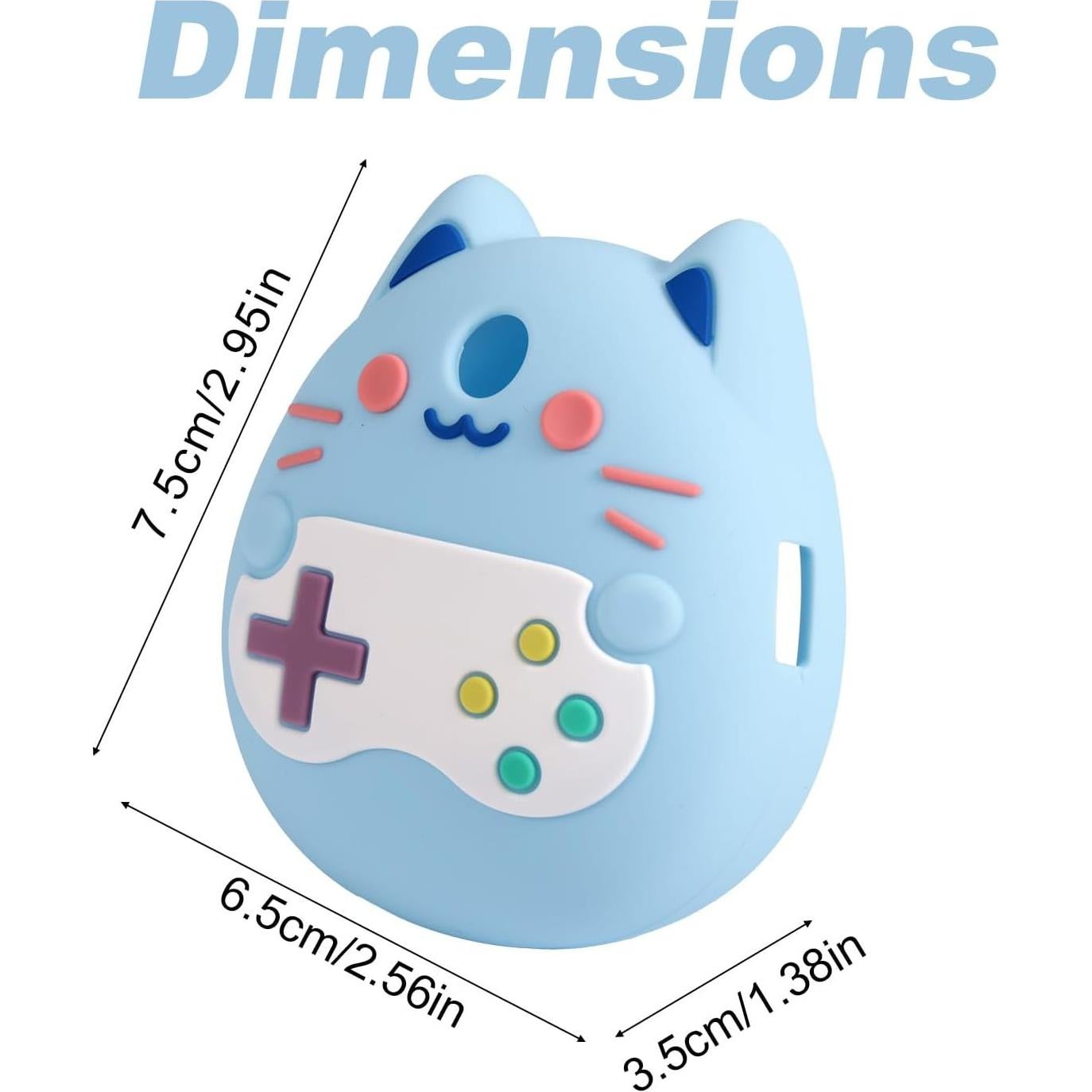 Funda de Silicona Penitue para Tamagotchi Pix - Azul