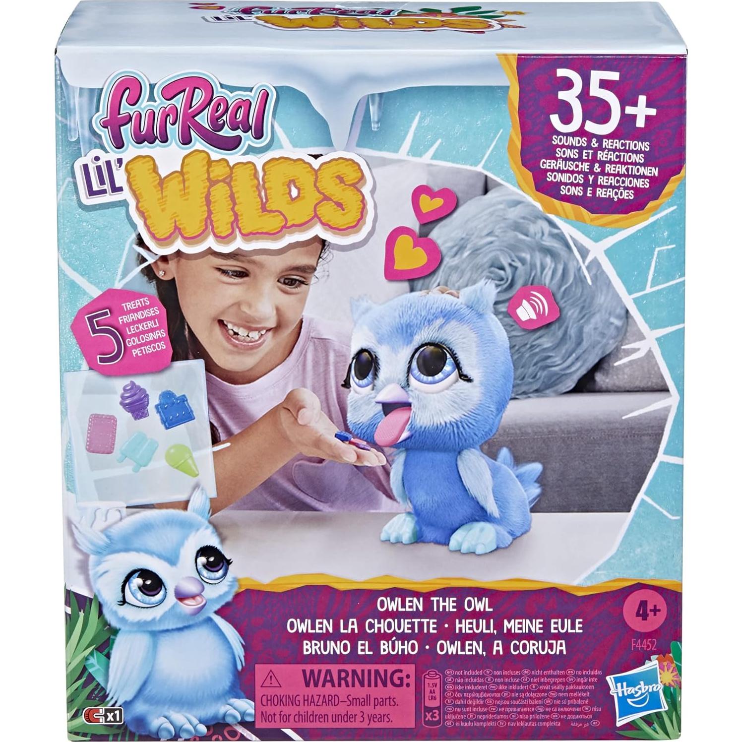 FurReal Lil Wilds Owlen el Búho Interactivo 35+ Sonidos