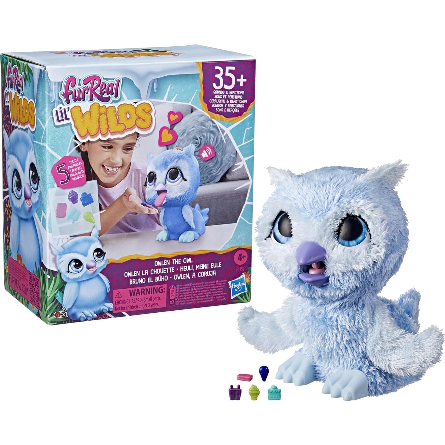 FurReal Lil Wilds Owlen el Búho Interactivo 35+ Sonidos