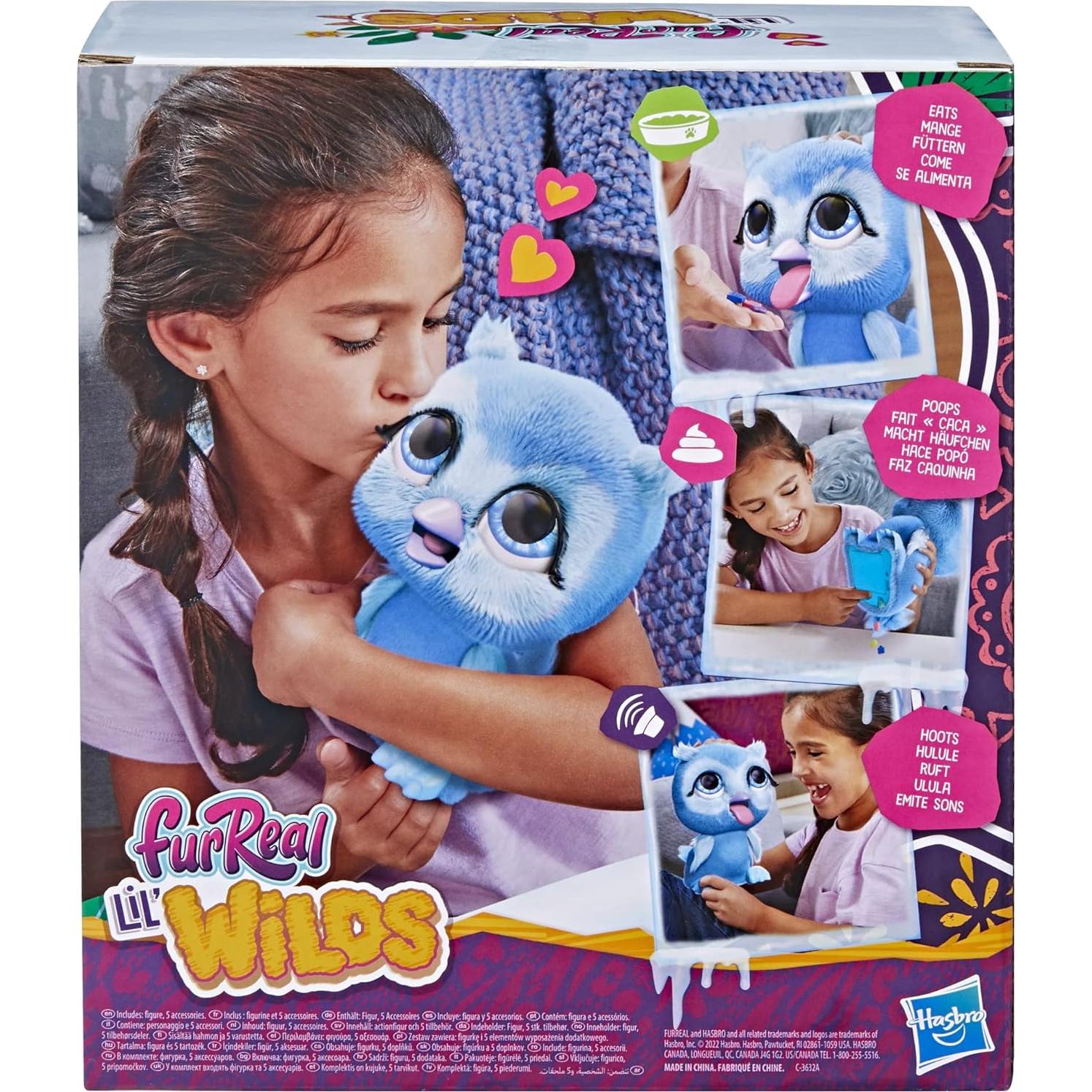FurReal Lil Wilds Owlen el Búho Interactivo 35+ Sonidos