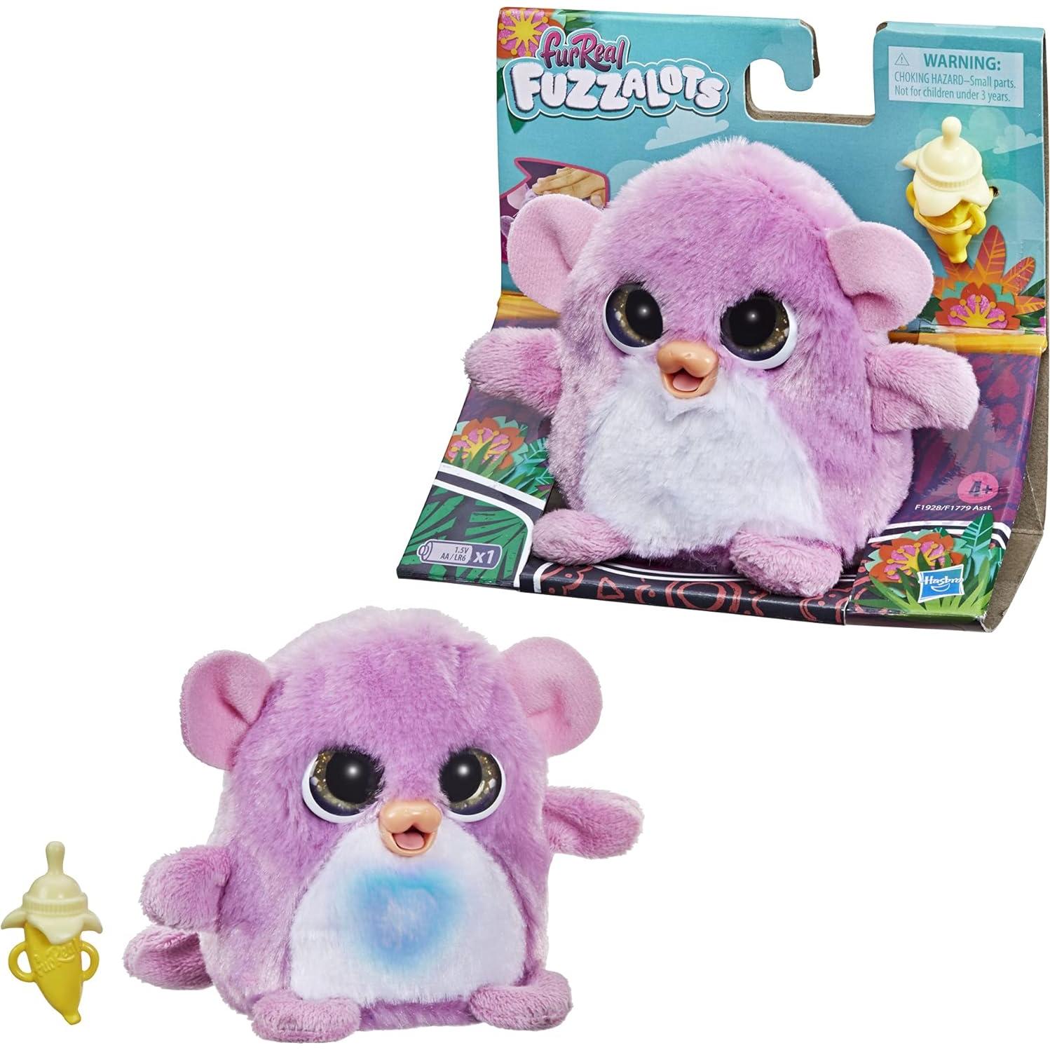 Juguete Interactivo FurReal Fuzzalots Mono 238g Luces Sonidos