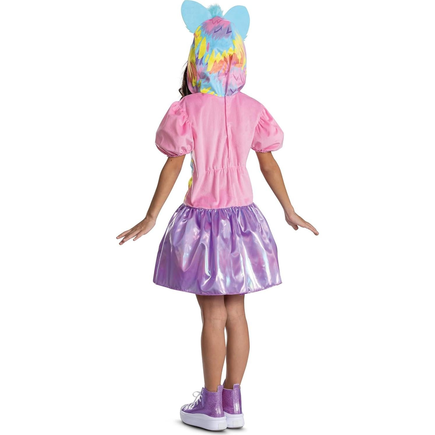 Disfraz de Furby para Niños M (7-8) Tie Dye - Hasbro