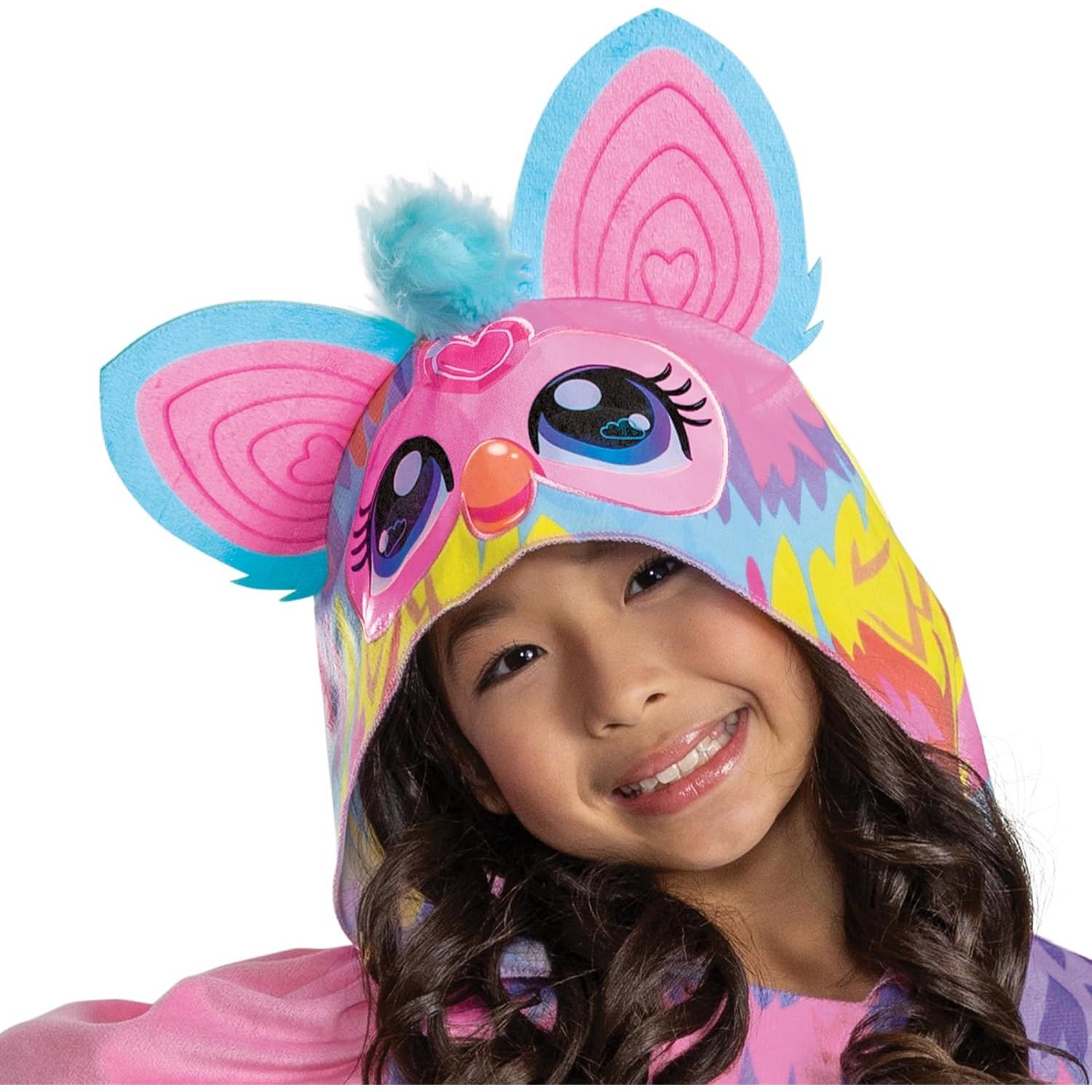 Disfraz de Furby para Niños M (7-8) Tie Dye - Hasbro