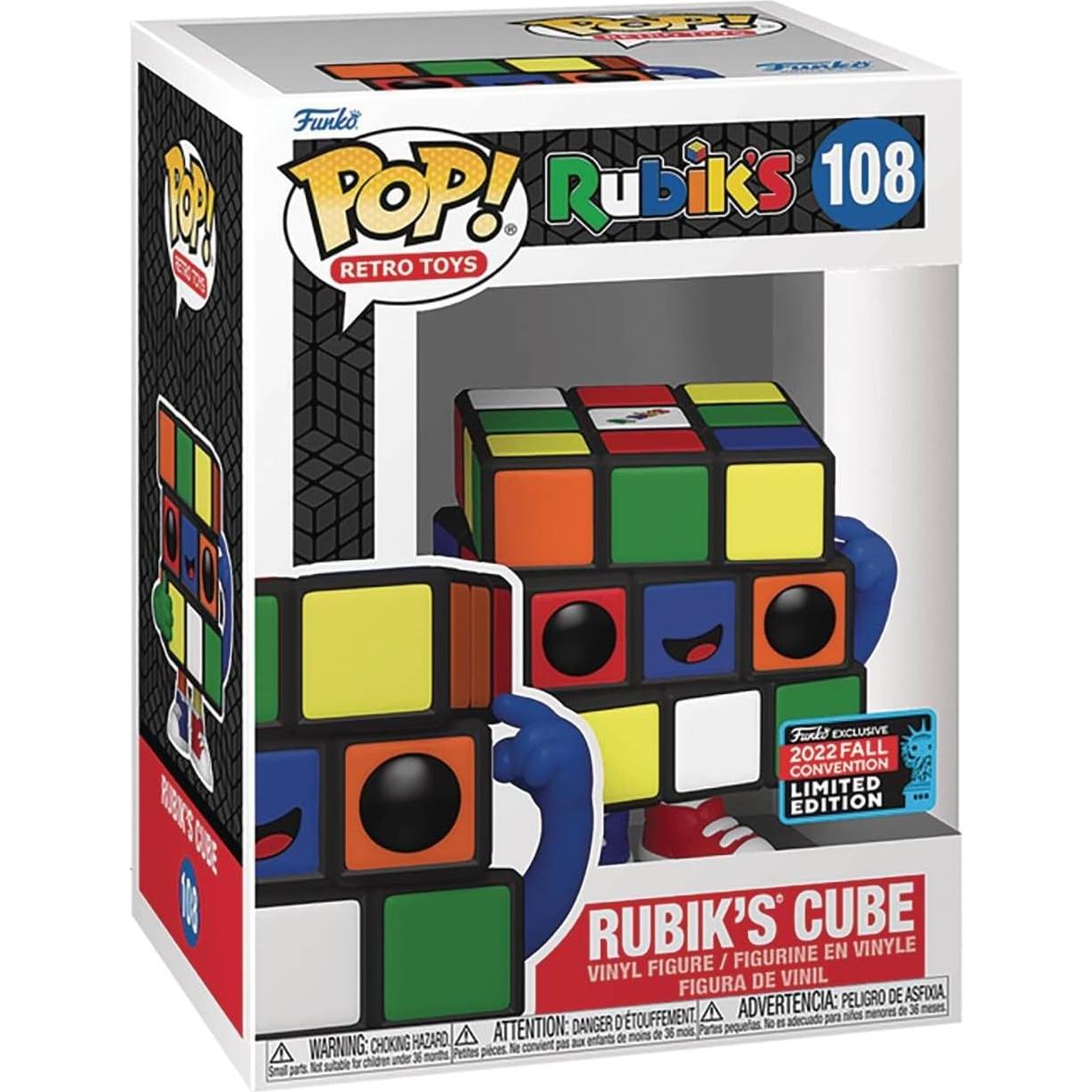 Cubo de Rubik Funko Pop! Juguetes Retro 9.53 cm con Protector