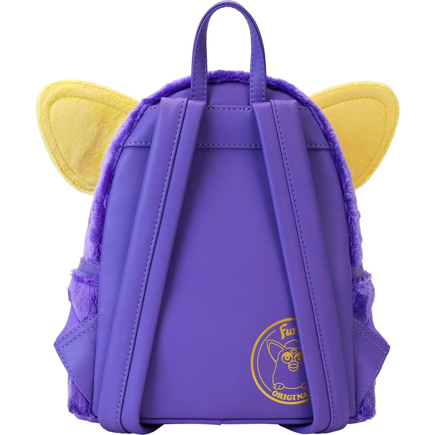 Mochila Mini Furby Loungefly 22.86x26.67cm Piel Sintética